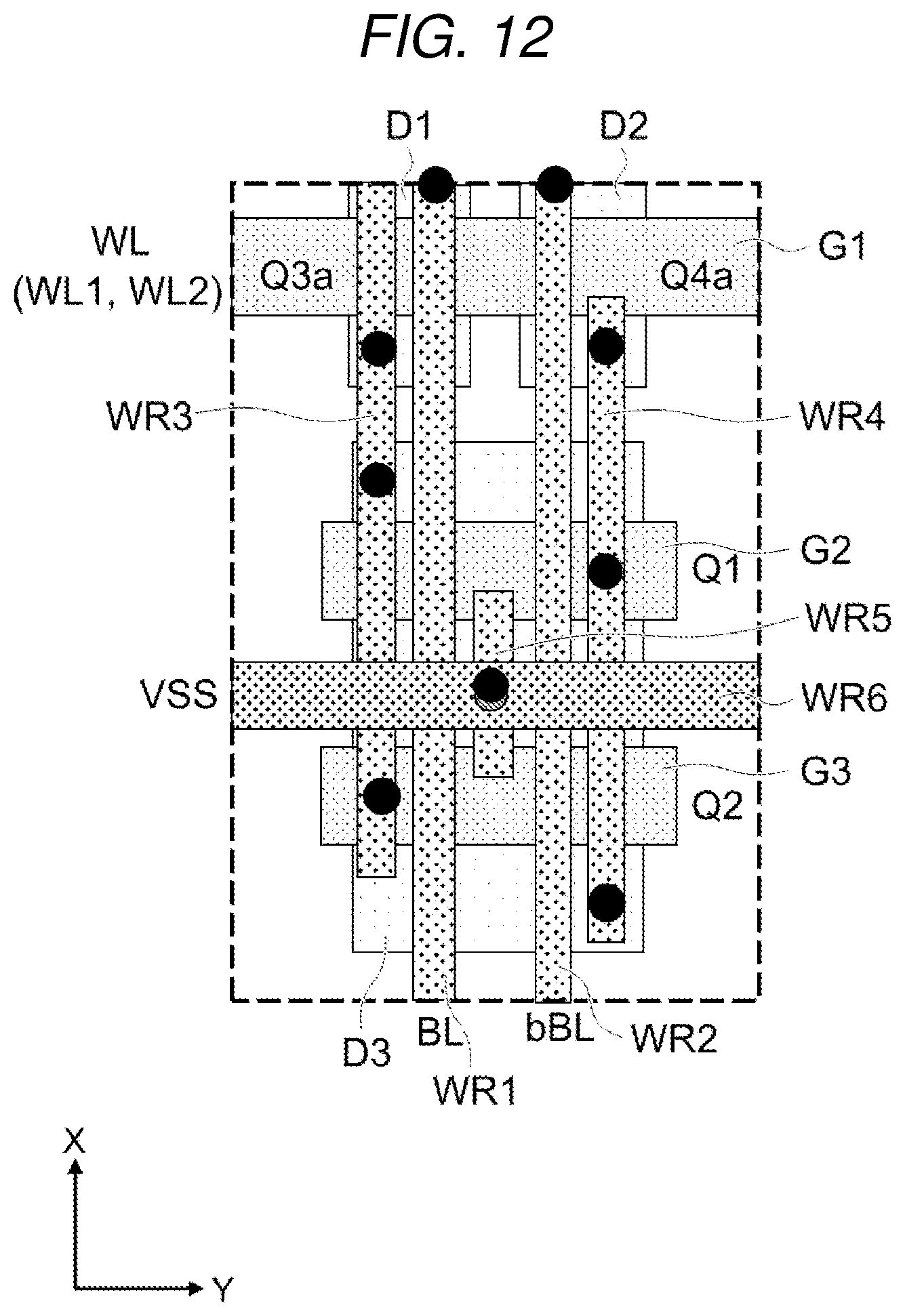 Patent US12562228 Figure 12 – Data latch circuit and semiconductor storage device