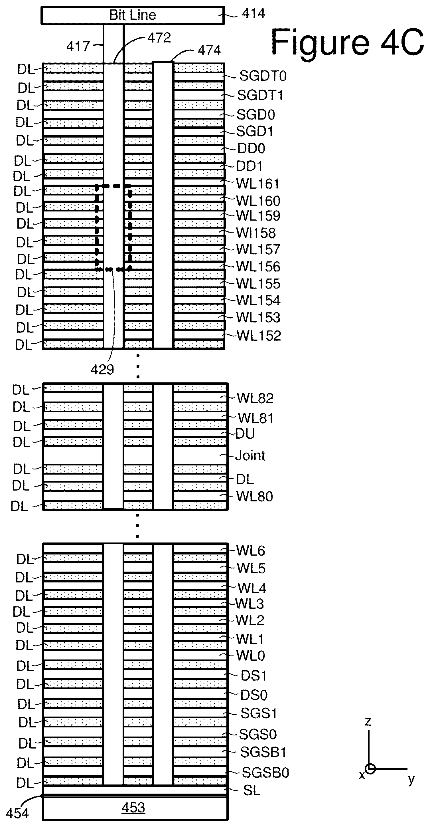 Patent US12562232 Figure 8 – Non-volatile memory with concurrent programming