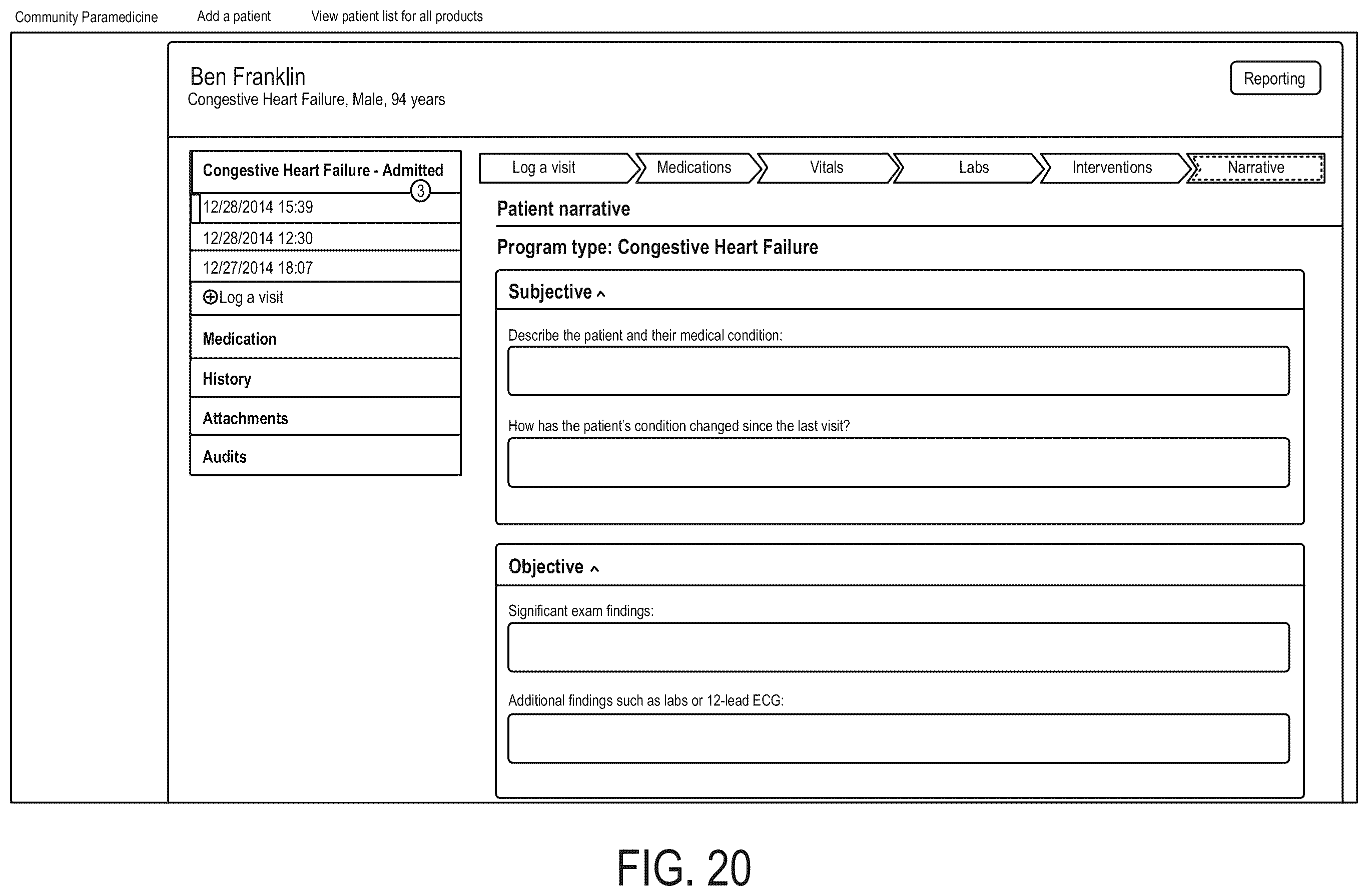Patent US12562247 Figure 18 – Patient data management platform