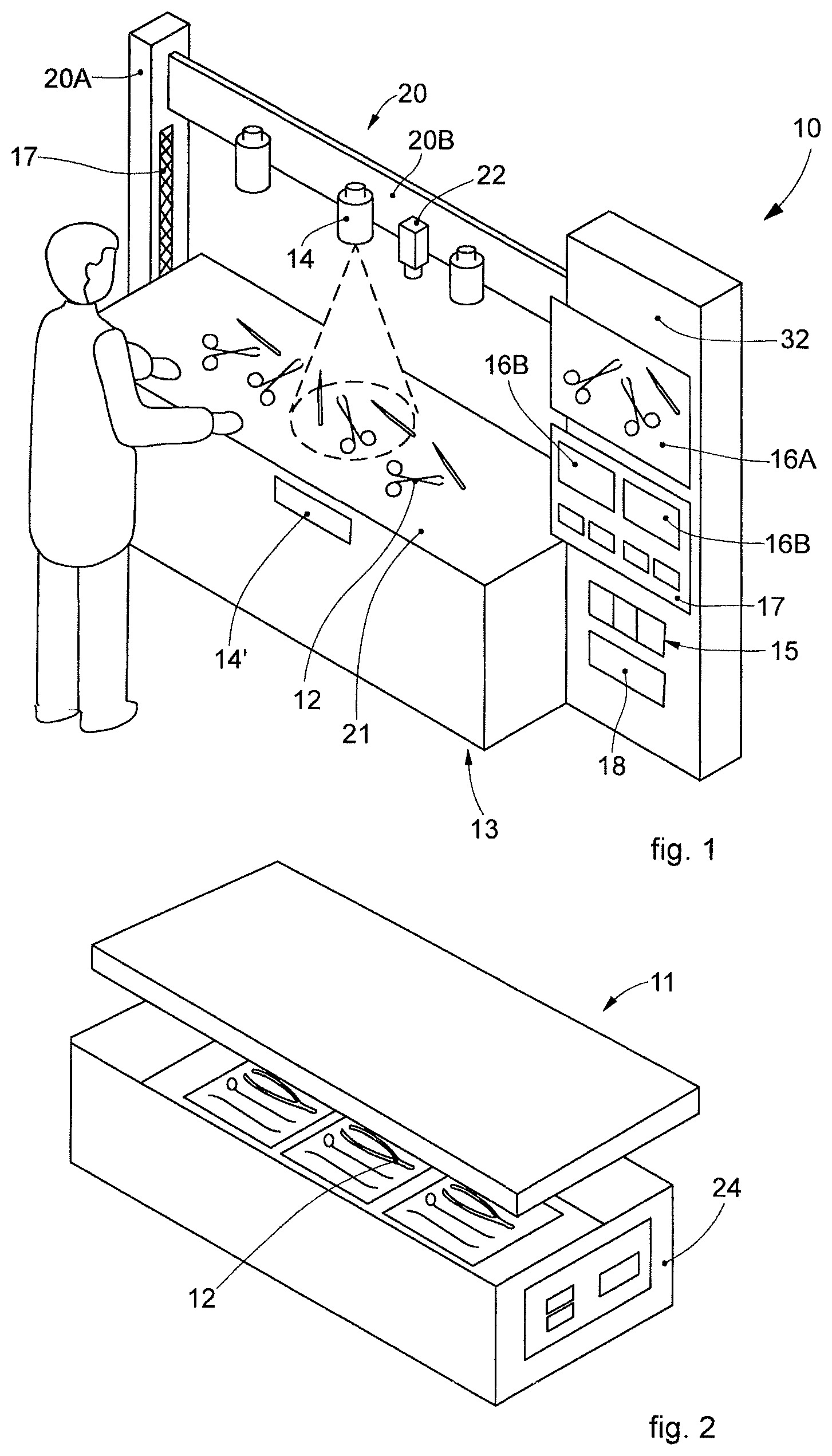 Patent US12562264 Figure 1 – Method for the recomposition of a kit of surgical instruments and corresponding apparatus
