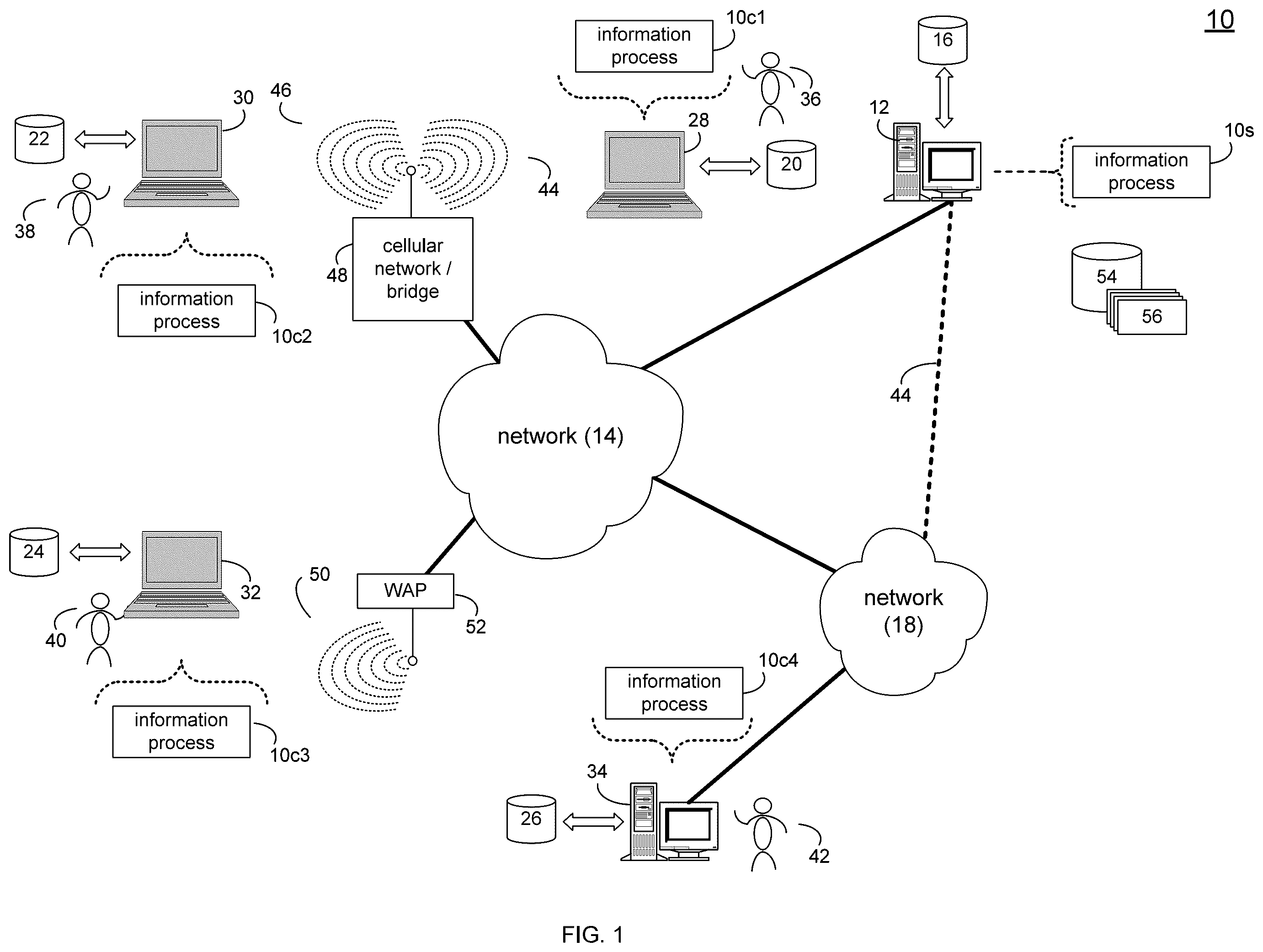 Patent US12562266 Figure 1 – Information management system and method for monitoring and categorizing audible alarms