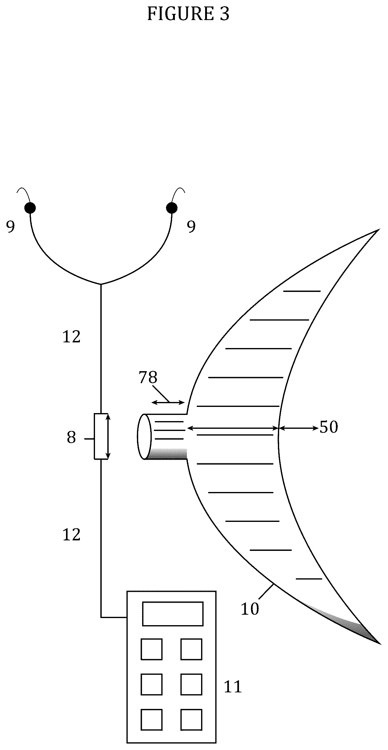 Patent US12562267 Figure 3 – Sound directing device for a mobile telecommunication device having microbial barrier properties