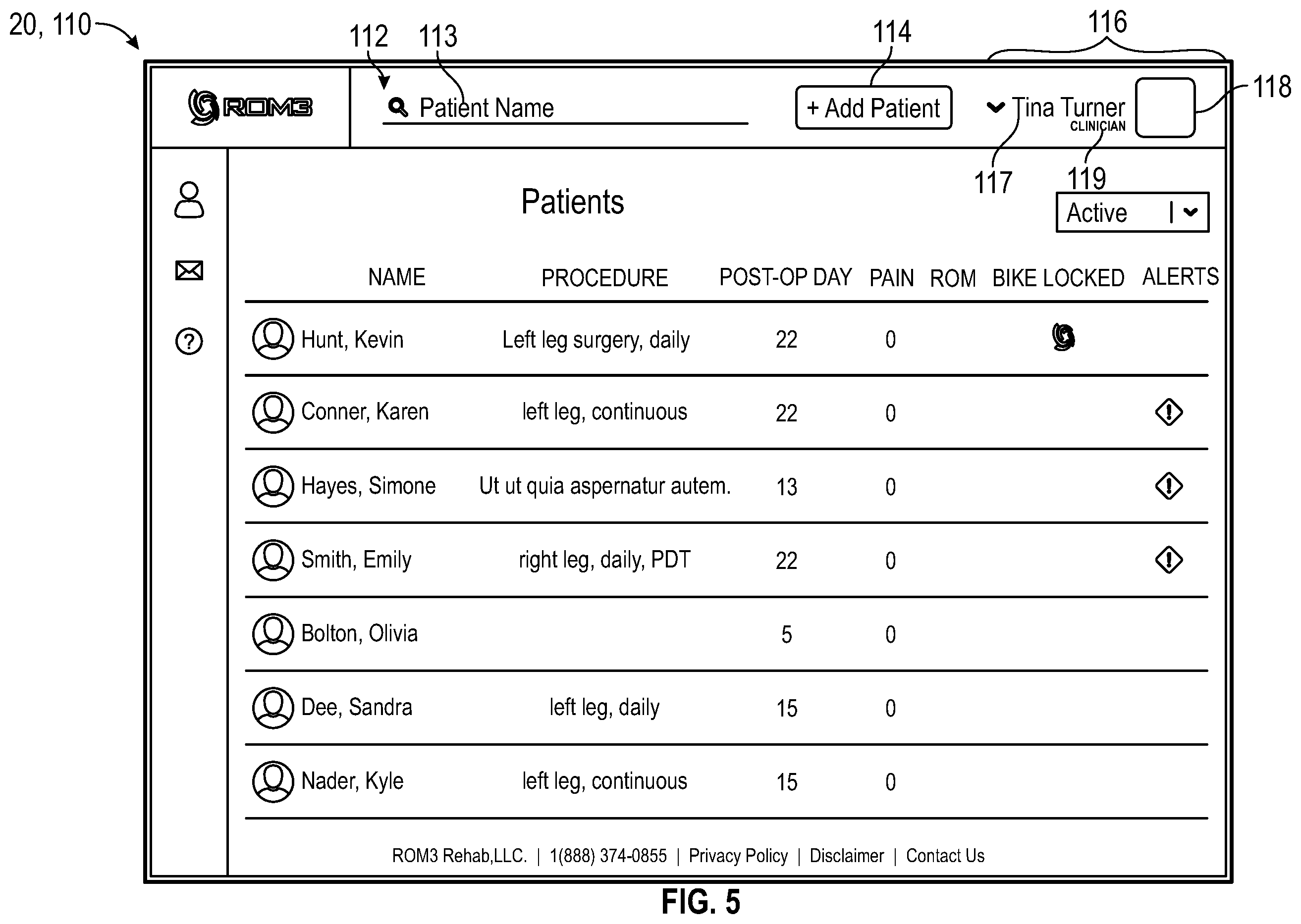 Patent US12562271 Figure 4 – System for remote treatment utilizing privacy controls