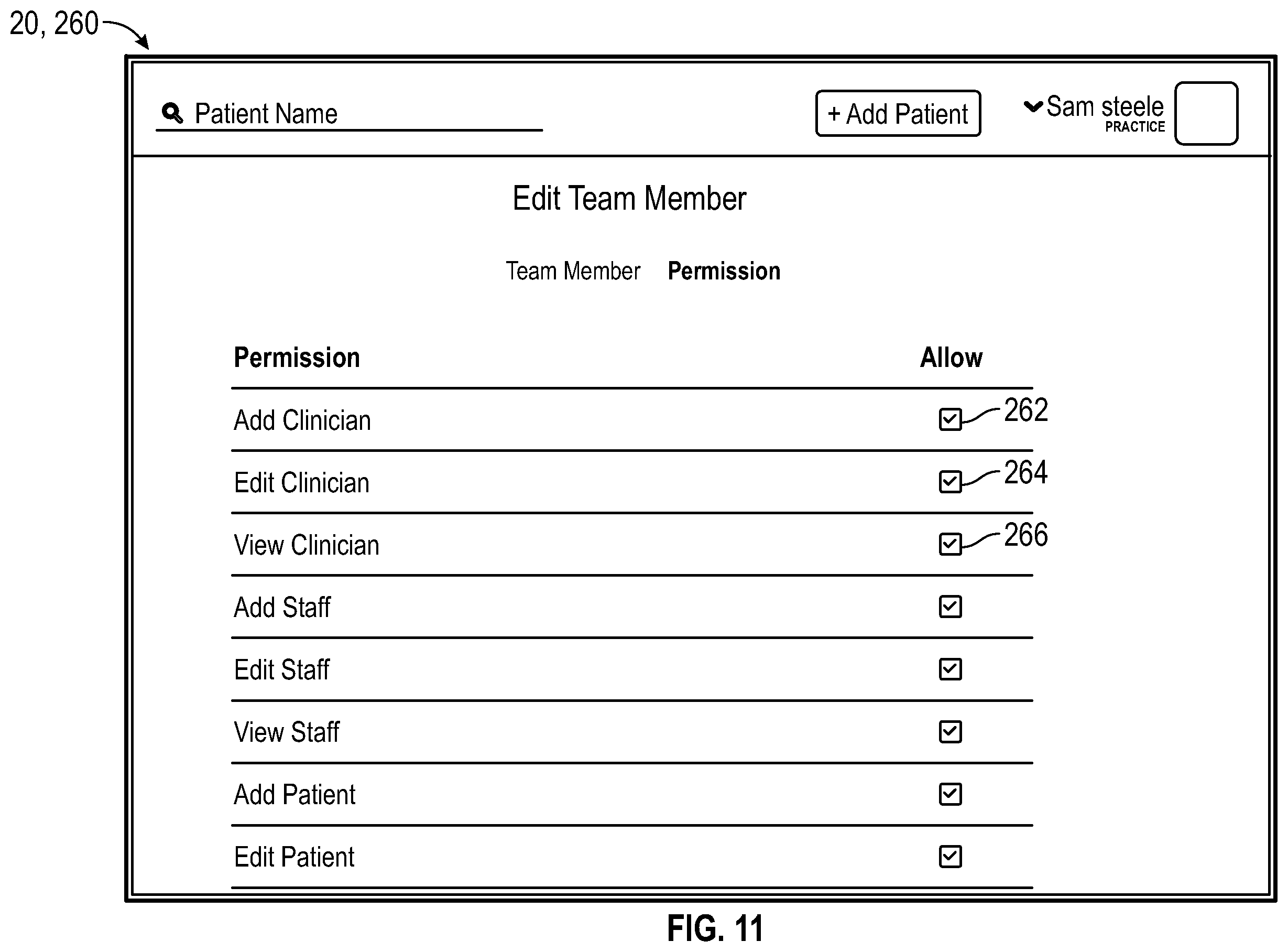 Patent US12562271 Figure 10 – System for remote treatment utilizing privacy controls