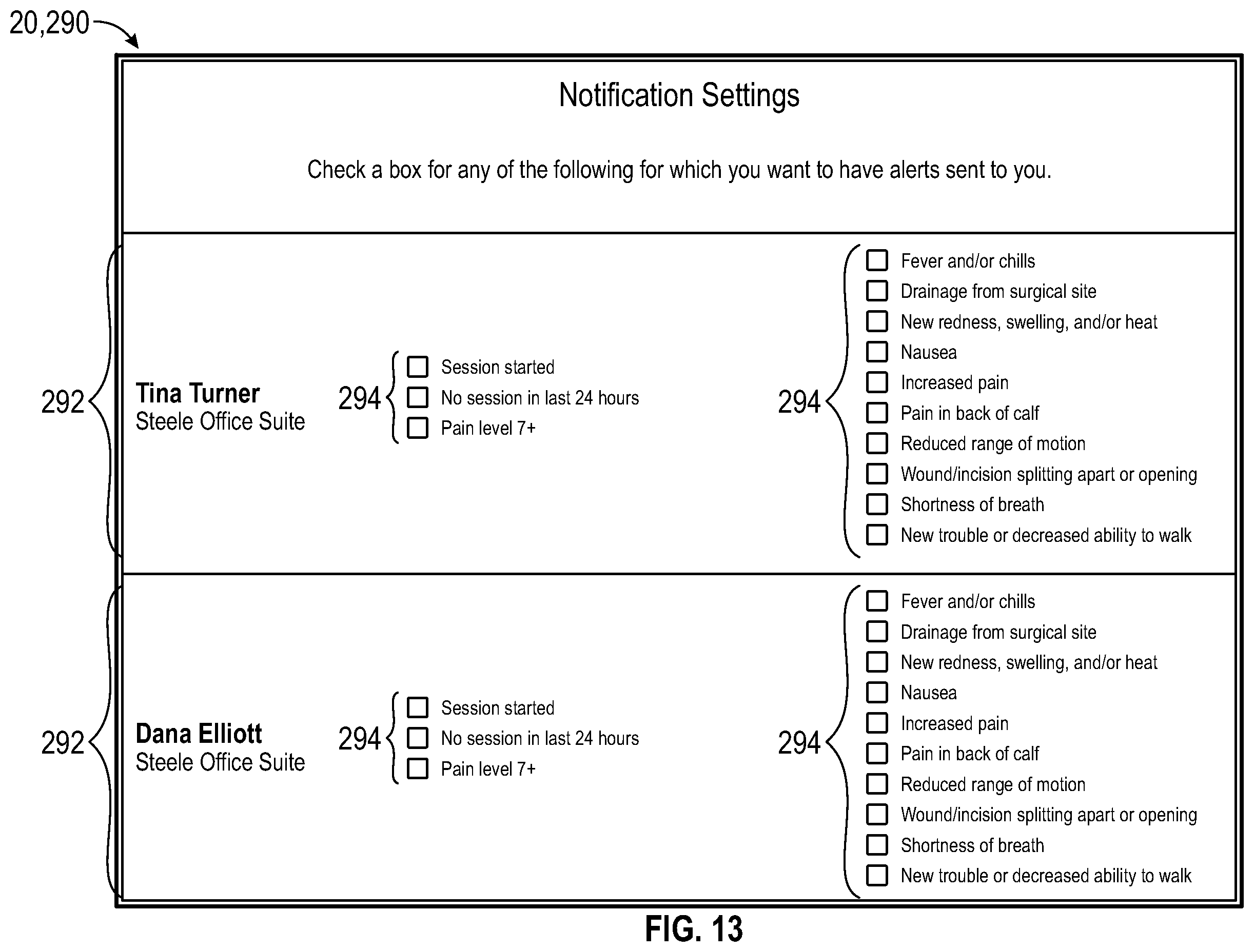 Patent US12562271 Figure 12 – System for remote treatment utilizing privacy controls