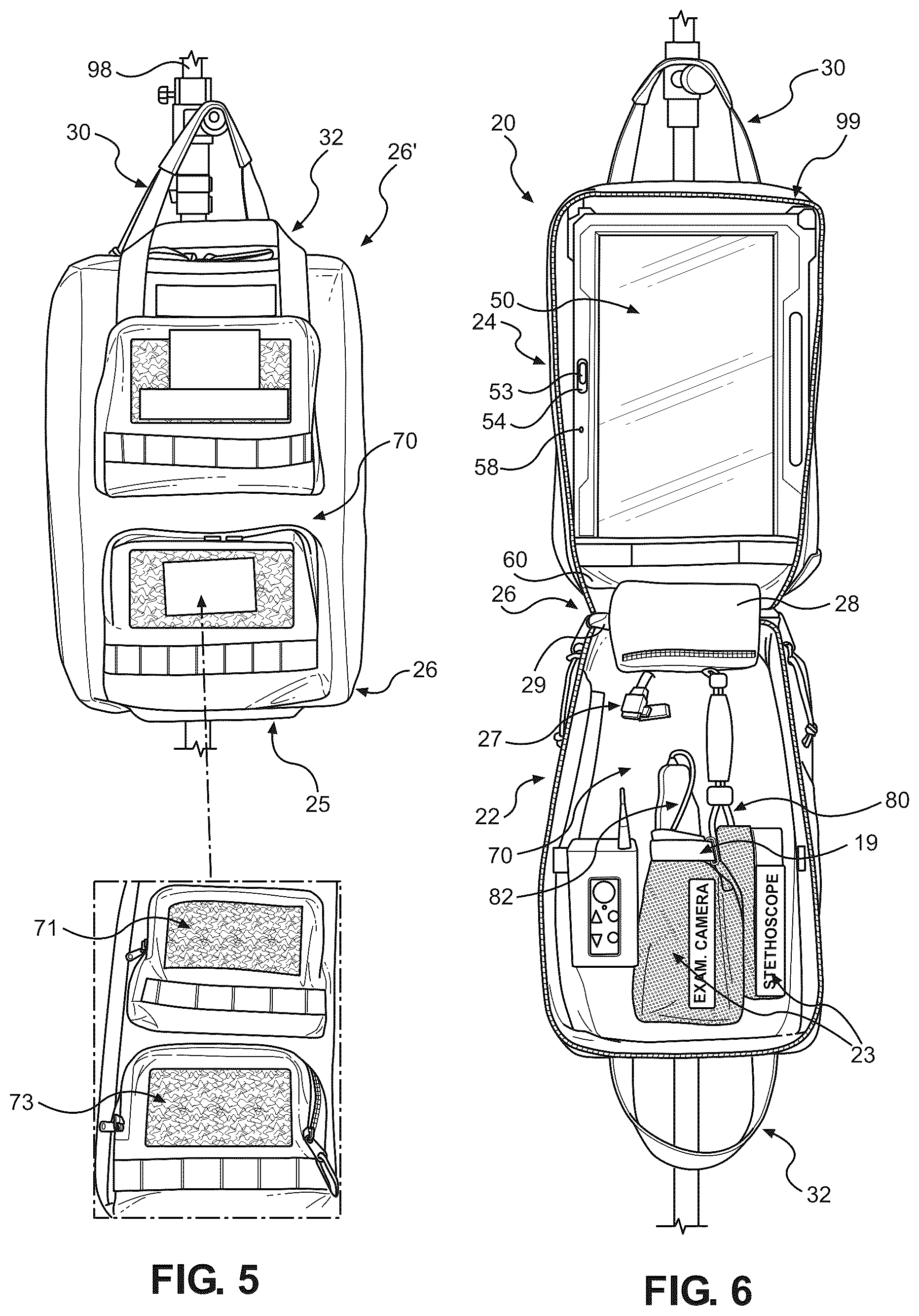 Patent US12562272 Figure 3 – Portable telemedicine apparatus