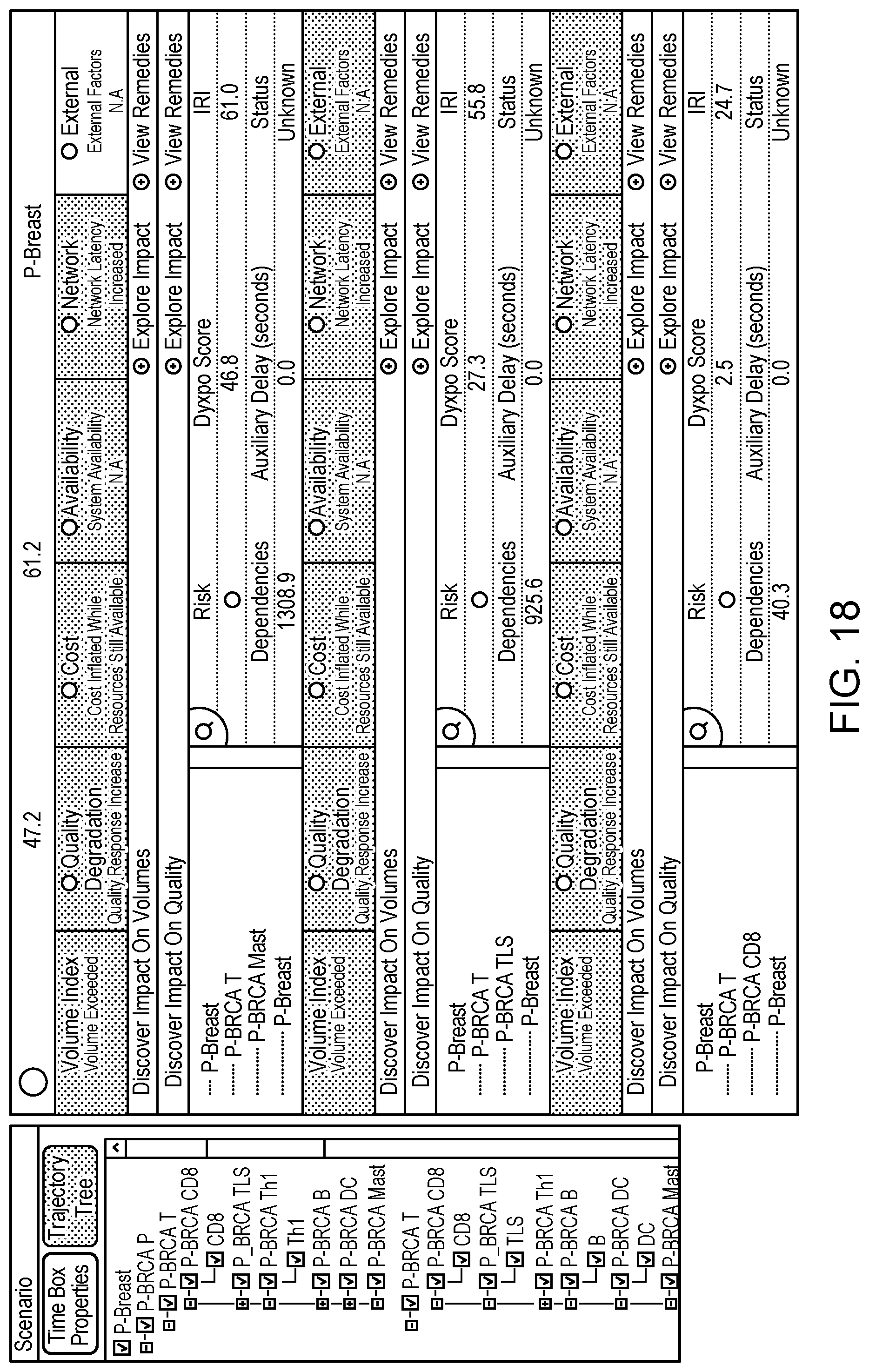 Patent US12562282 Figure 18 – Predictive risk assessment in patient and health modeling