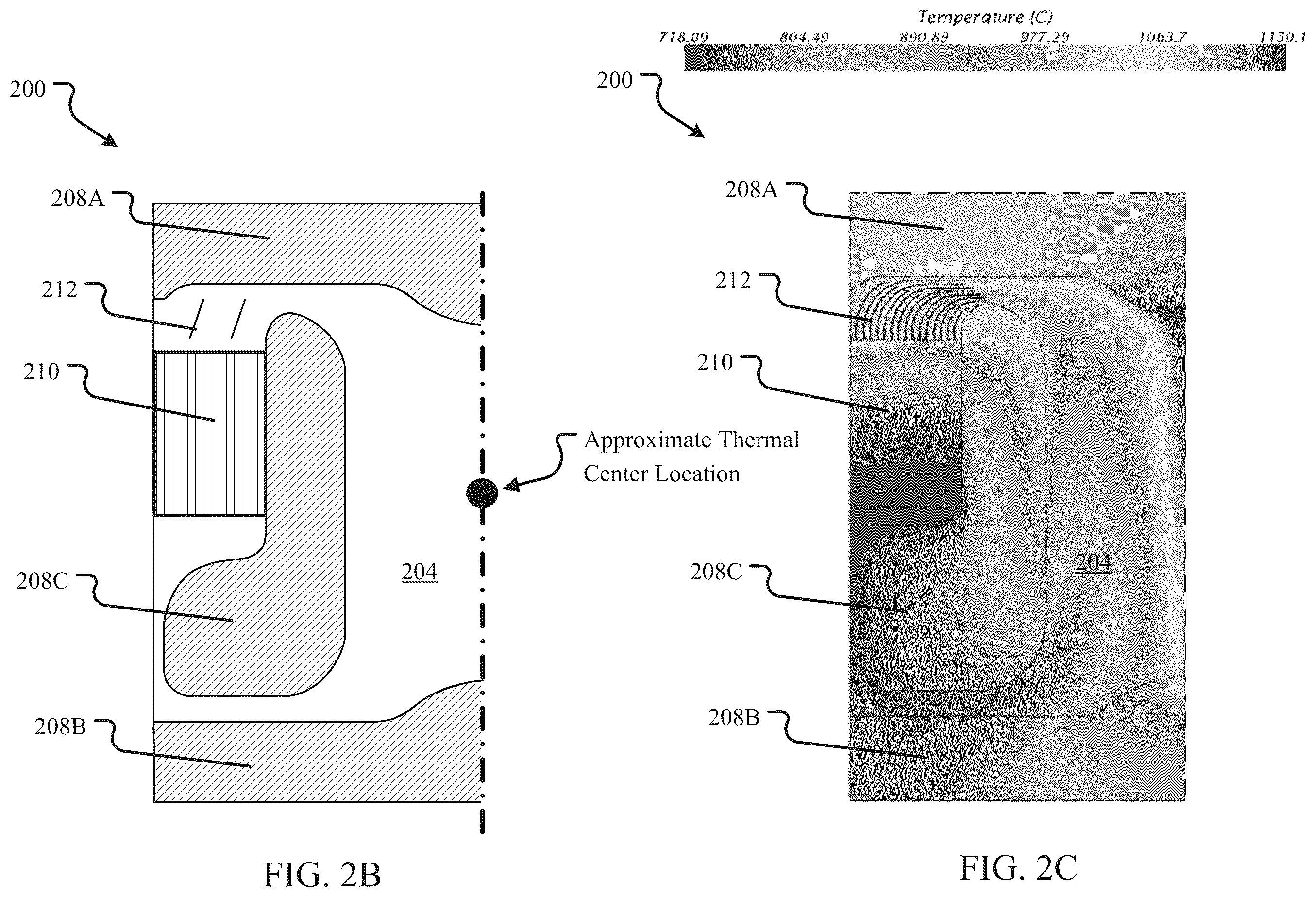 Patent US12562287 Figure 3 – Molten fuel reactor thermal management configurations