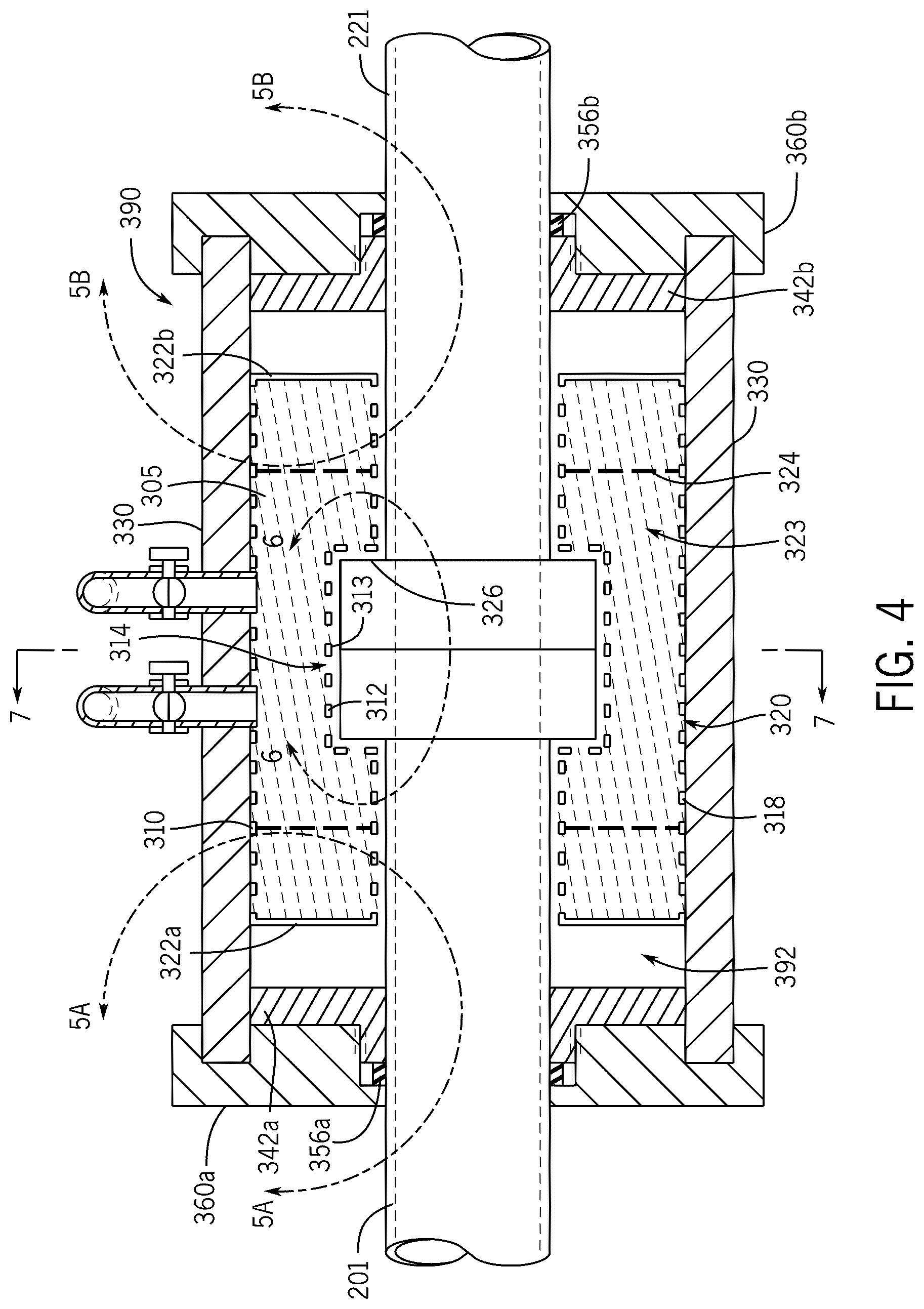 Patent US12562289 Figure 4 – Fission product trap for salt pipe and pump shaft seals and methods of use thereof