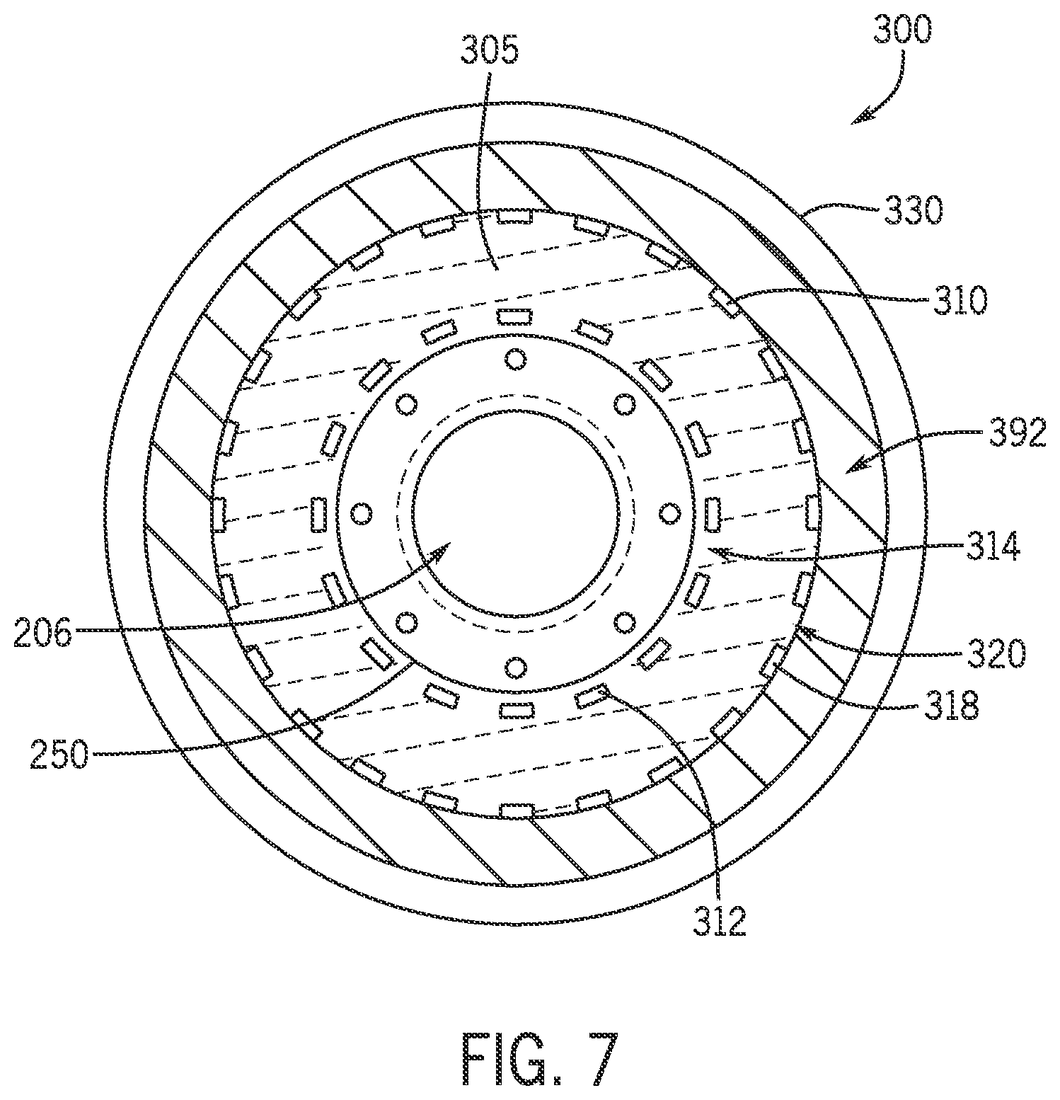 Patent US12562289 Figure 7 – Fission product trap for salt pipe and pump shaft seals and methods of use thereof
