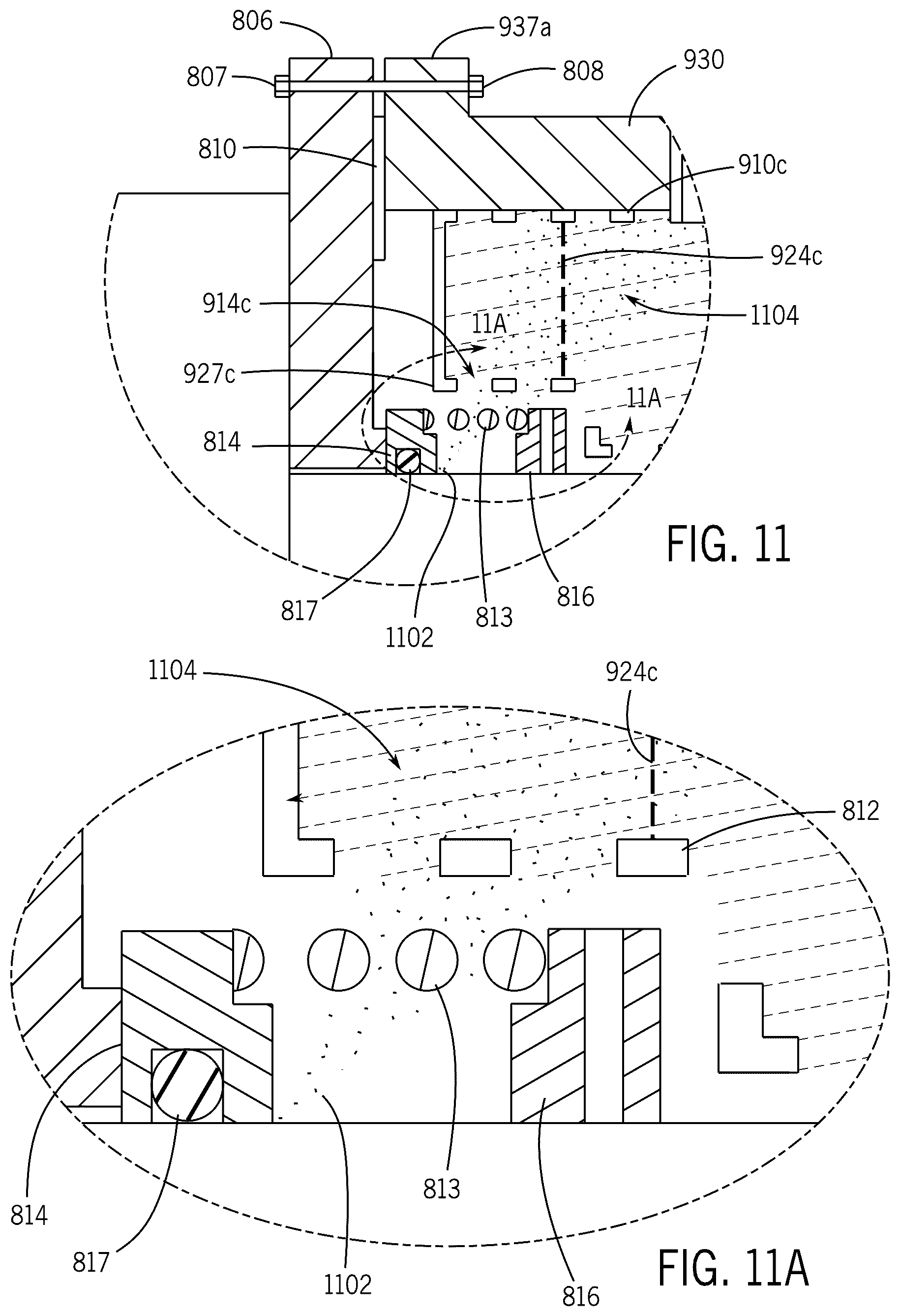 Patent US12562289 Figure 12 – Fission product trap for salt pipe and pump shaft seals and methods of use thereof