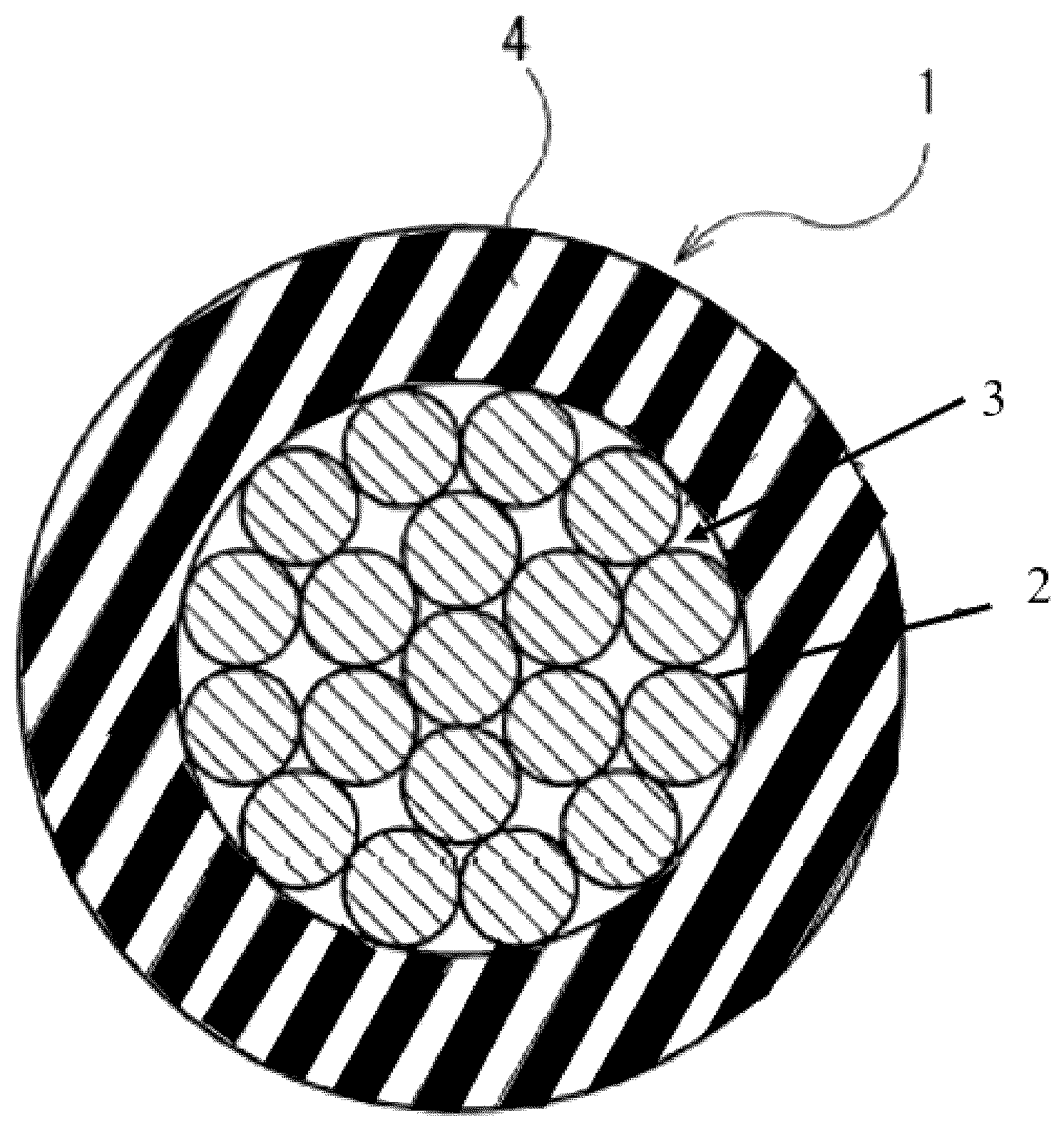 Patent US12562294 Figure 1 – Insulated electric wire