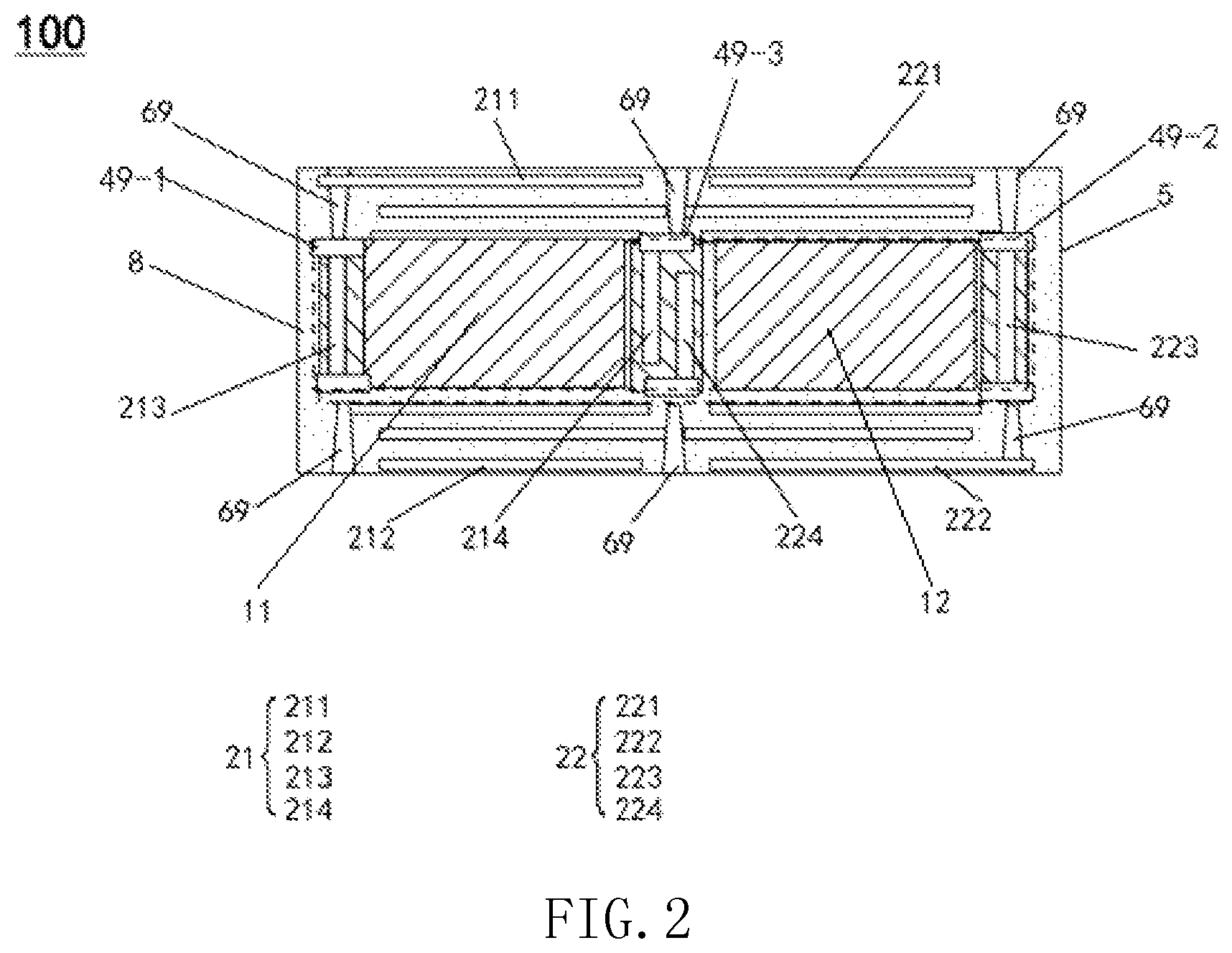Patent US12562305 Figure 2 – Magnetic element, method for manufacturing magnetic element, and power supply module