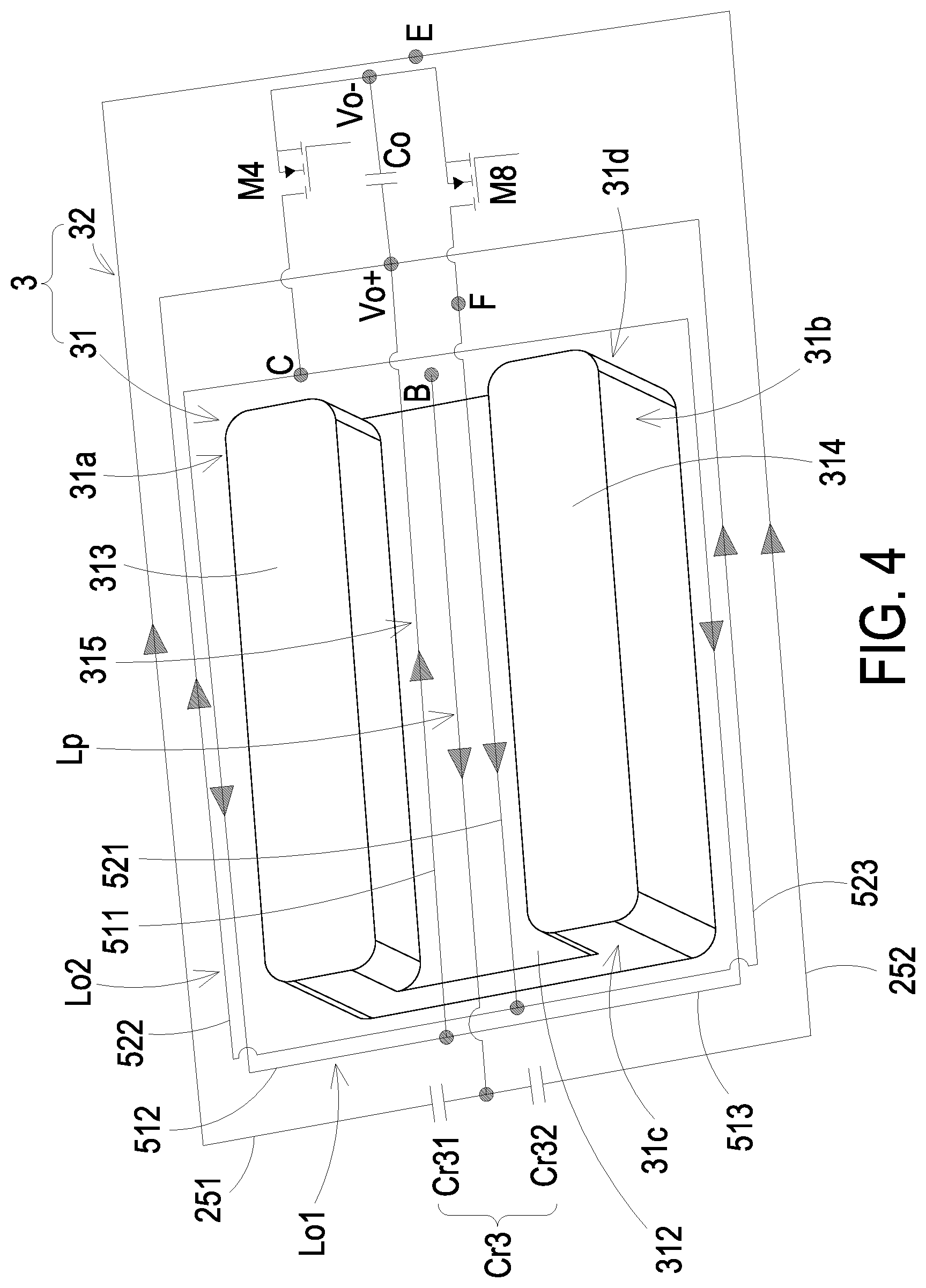Patent US12562306 Figure 6 – Magnetic device and electronic device with same