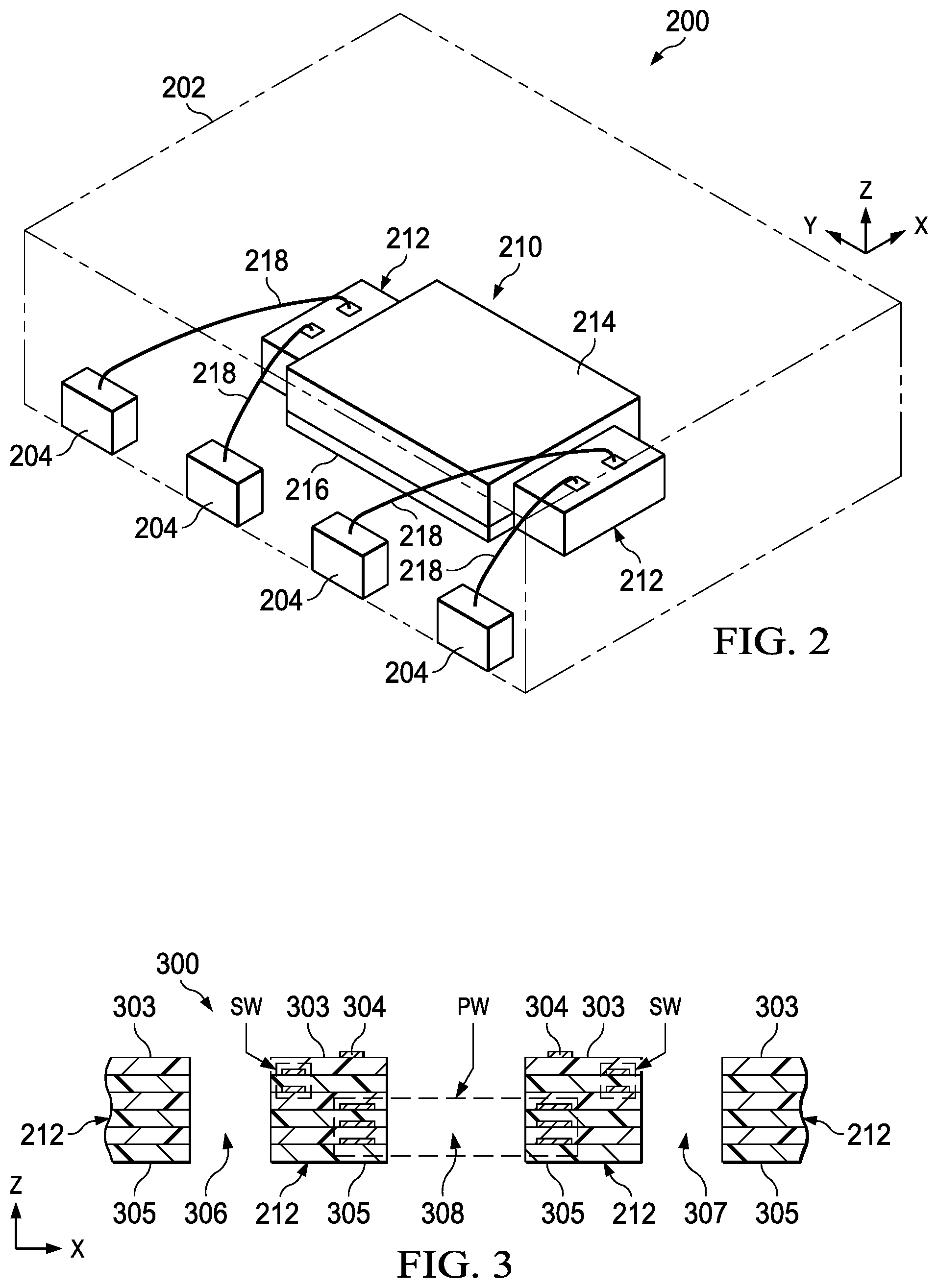 Patent US12562309 Figure 2 – Integrated transformer with a cured magnetic core piece