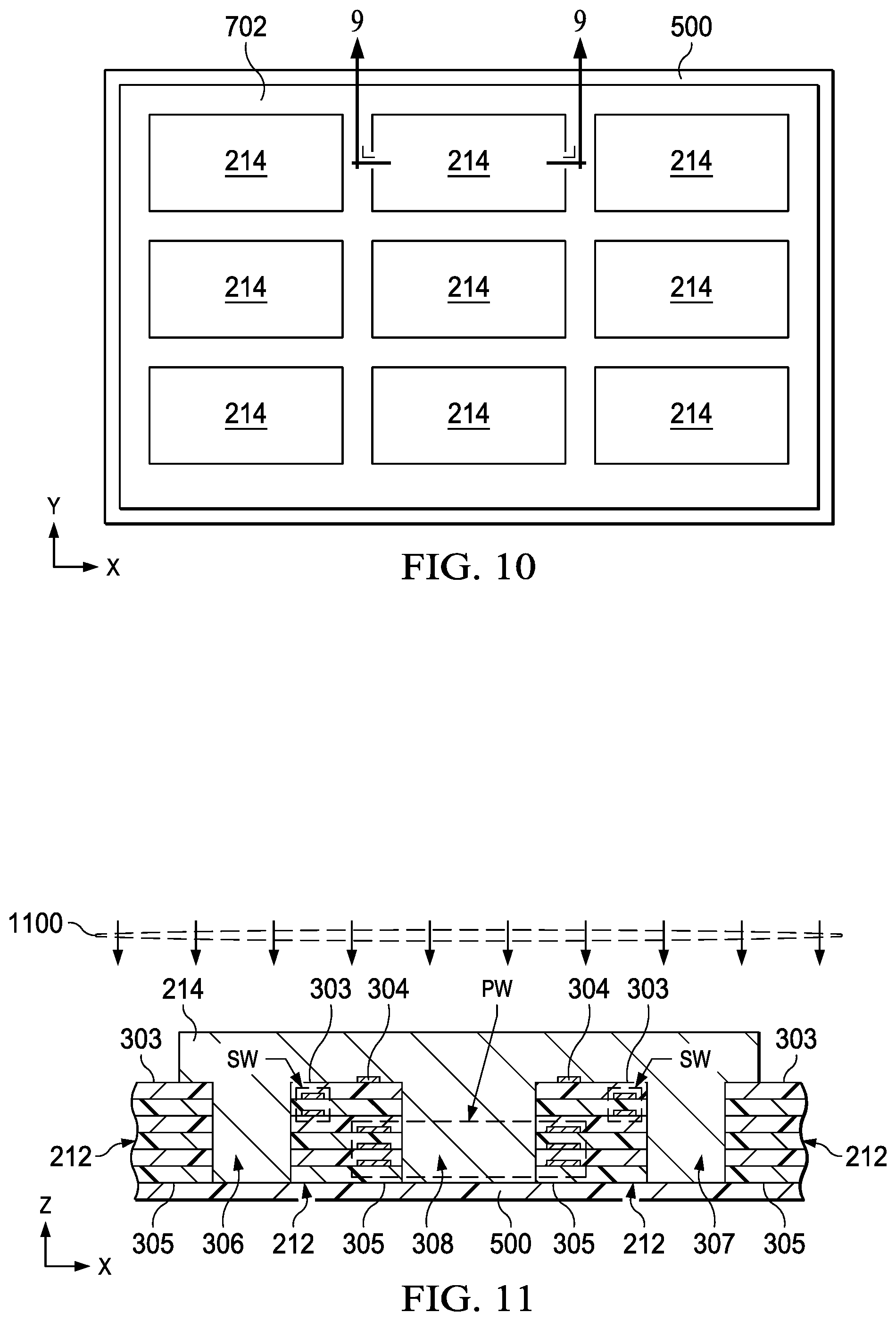 Patent US12562309 Figure 6 – Integrated transformer with a cured magnetic core piece