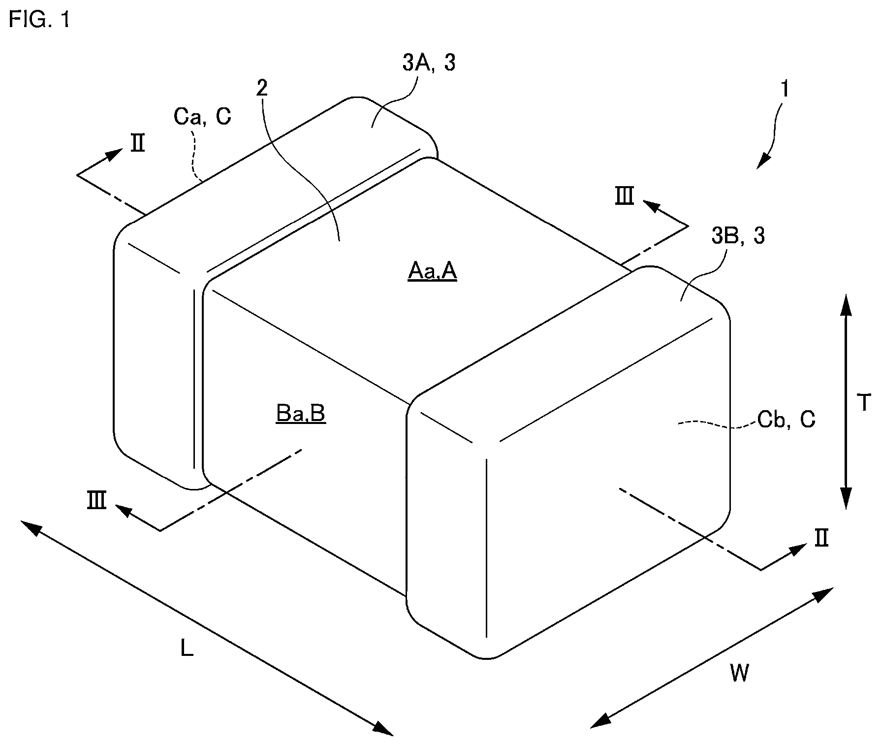 Patent US12562314 Figure 1 – Electronic component