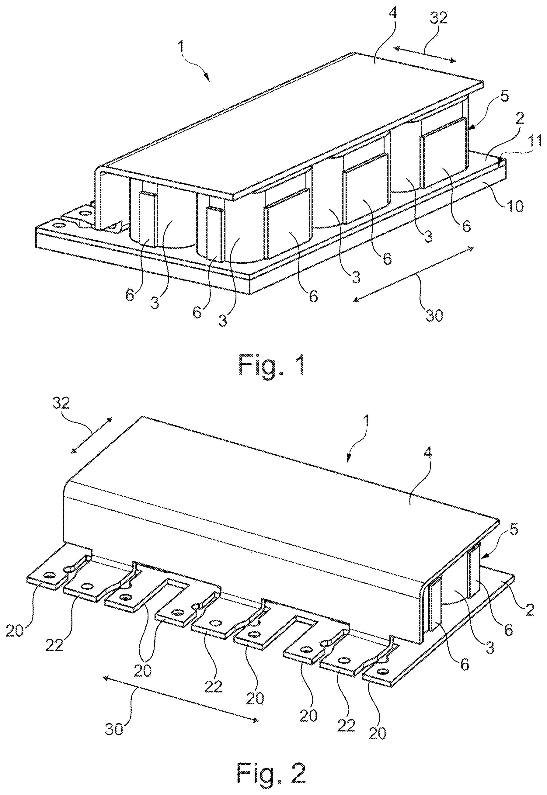 Patent US12562316 Figure 1 – DC link capacitor with heat dissipation