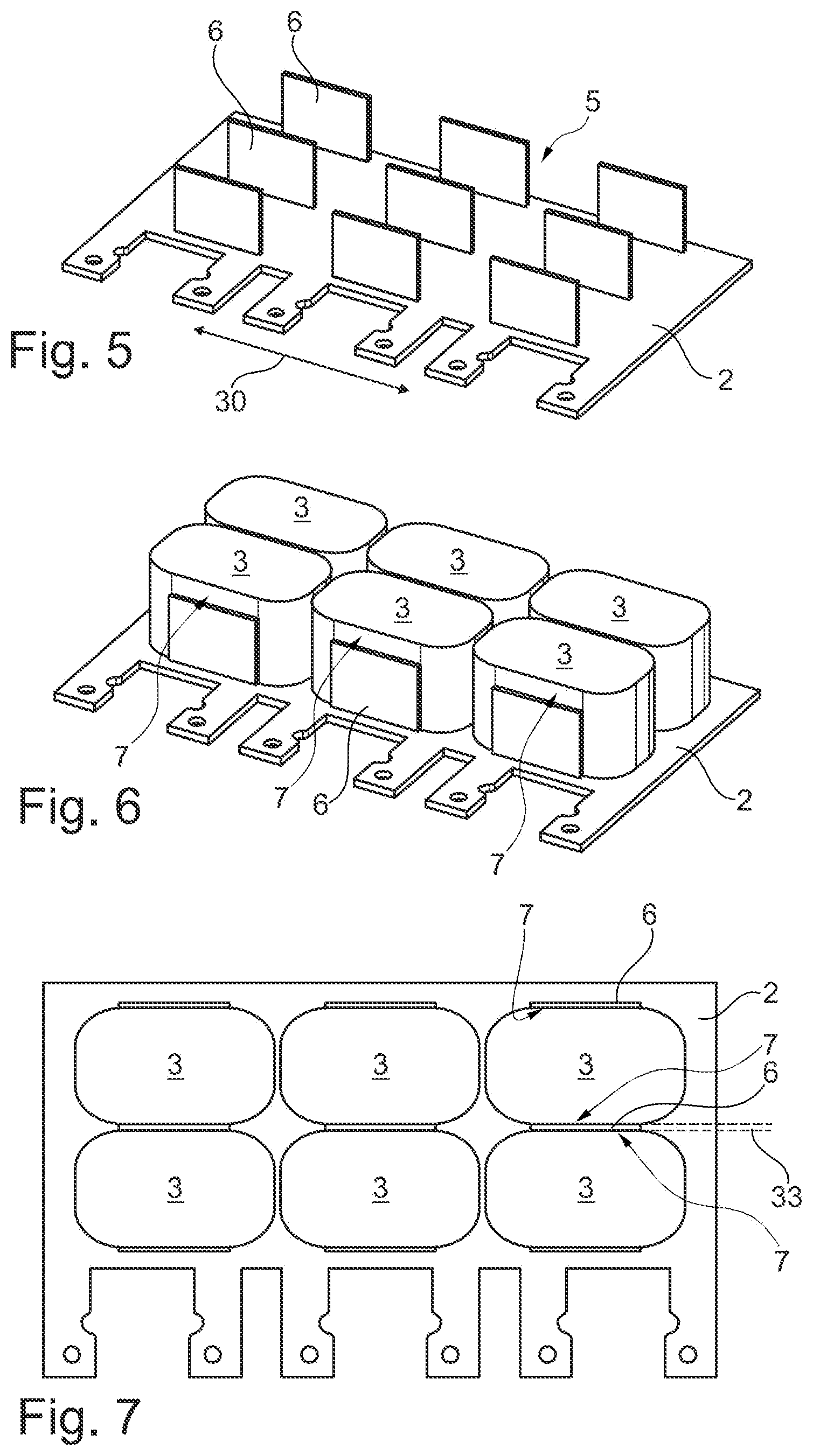 Patent US12562316 Figure 3 – DC link capacitor with heat dissipation