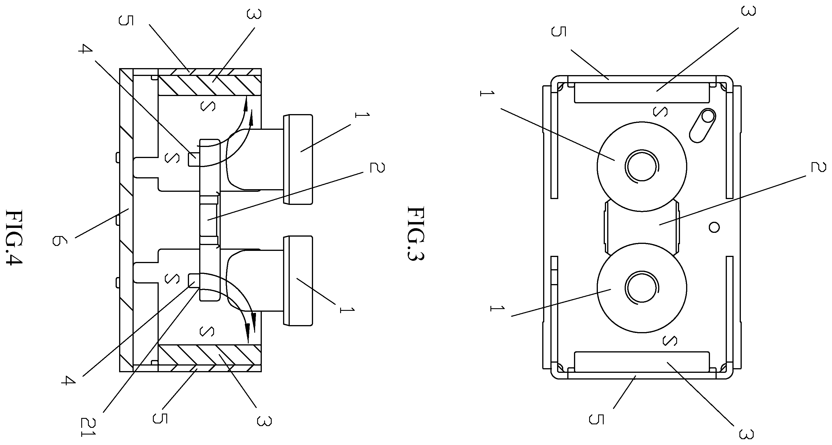 Patent US12562320 Figure 3 – High-voltage DC relay with permanent magnet arc extinguishing function