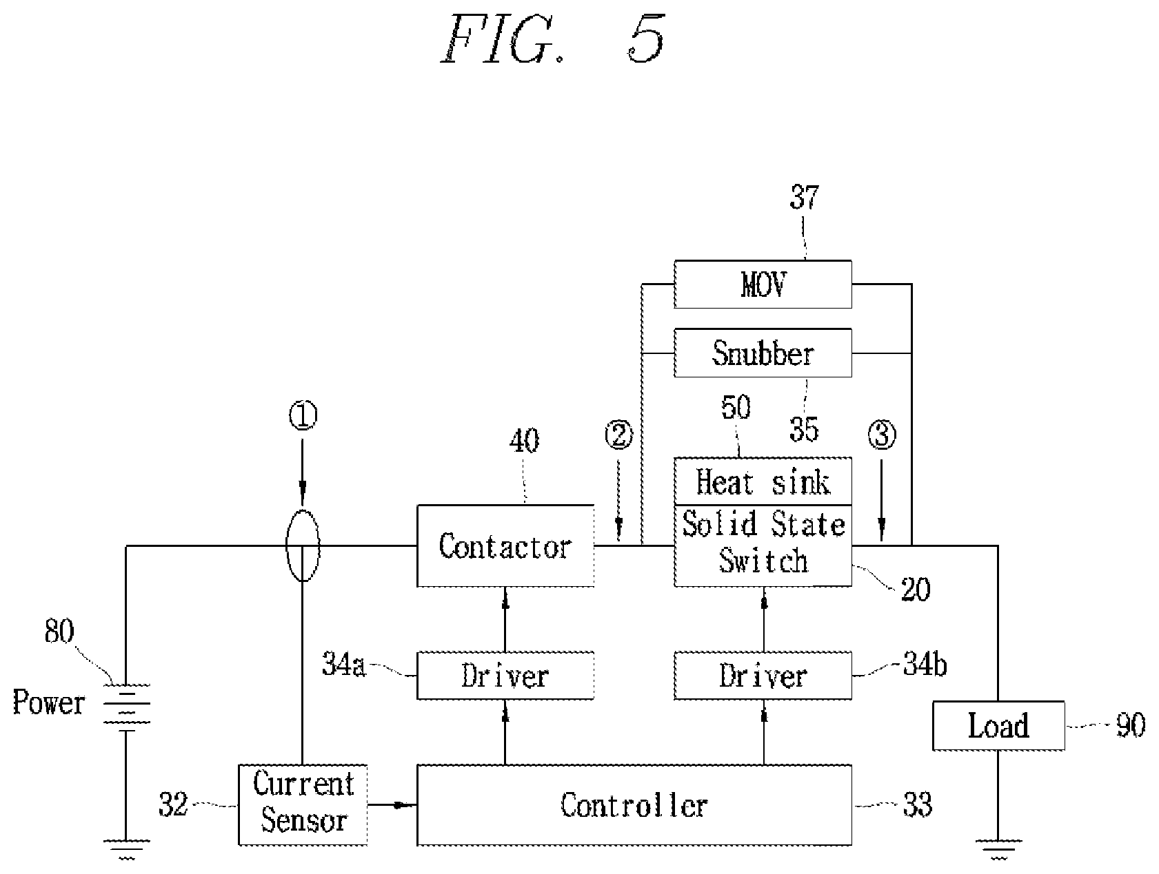 Patent US12562321 Figure 5 – Semiconductor circuit breaker