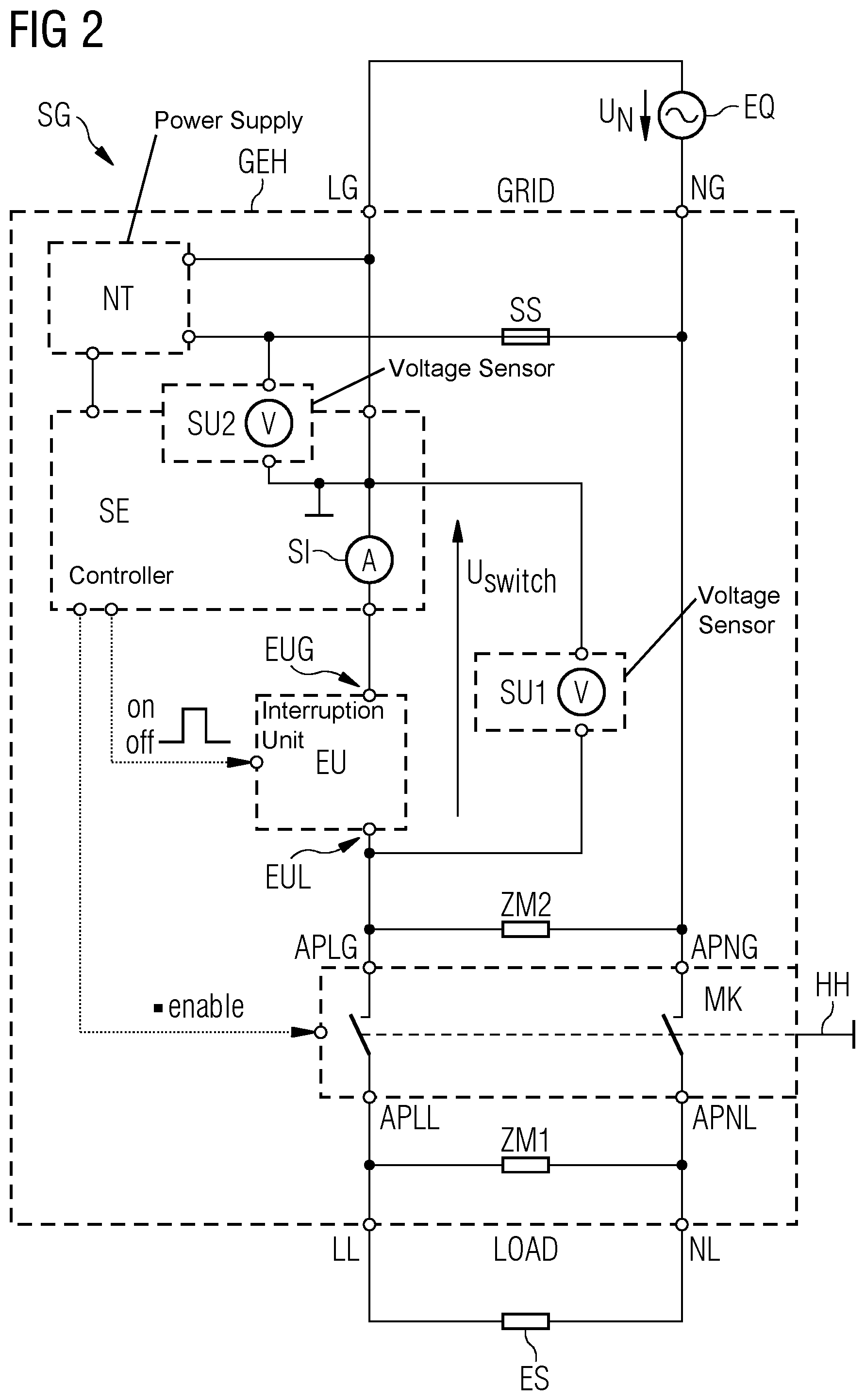 Patent US12562323 Figure 2 – Circuit breaker device