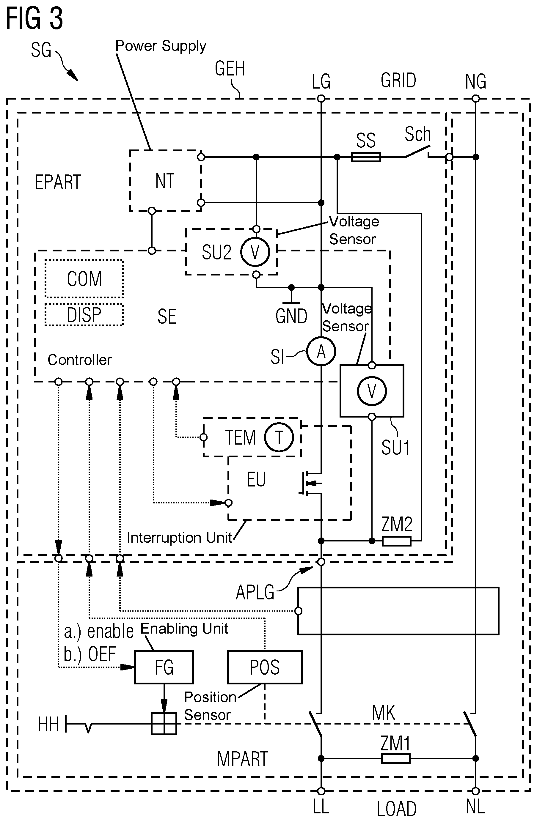 Patent US12562323 Figure 3 – Circuit breaker device