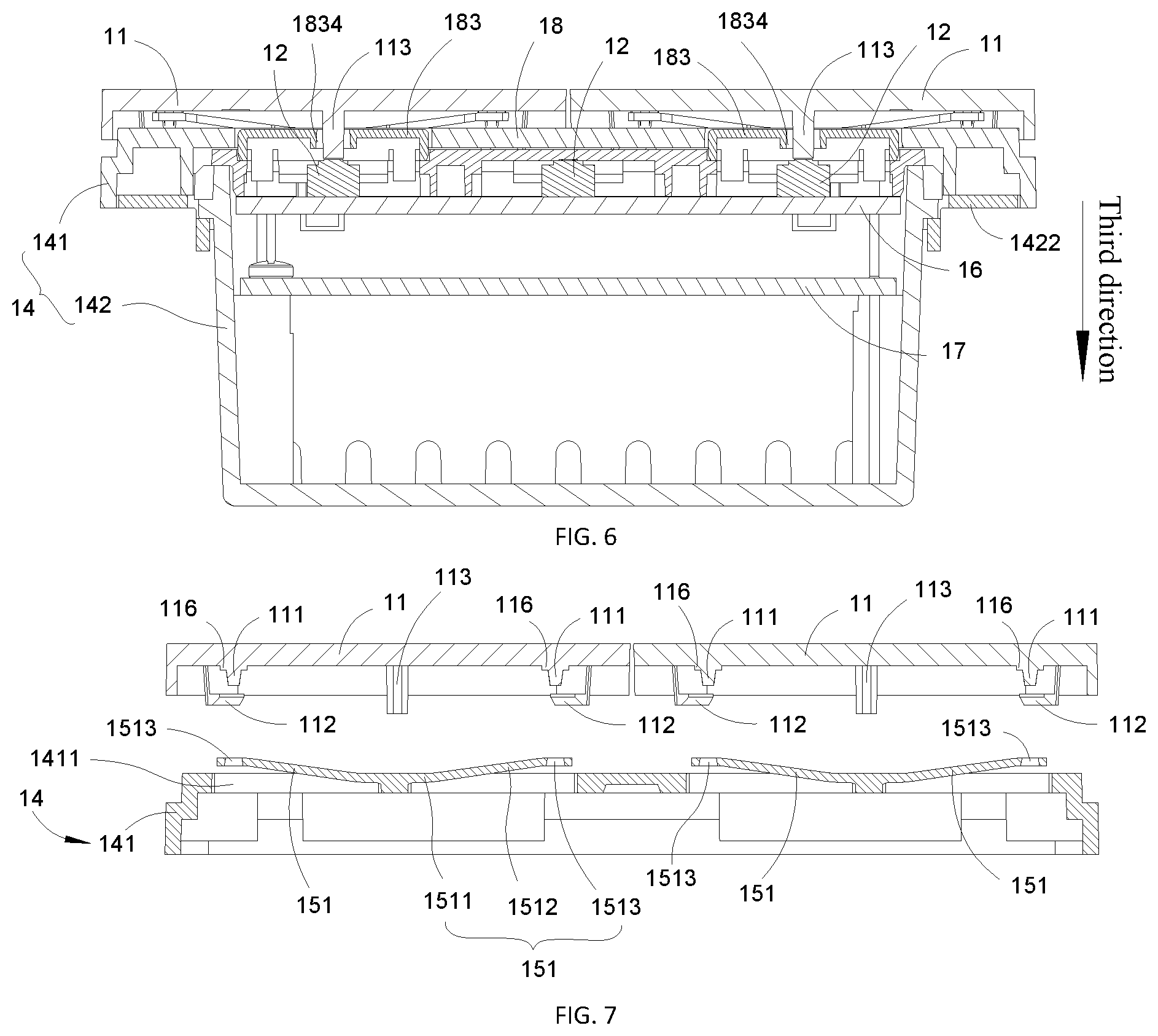 Patent US12562325 Figure 4 – Wall intelligent switch, wireless intelligent switch and switch mounting frame