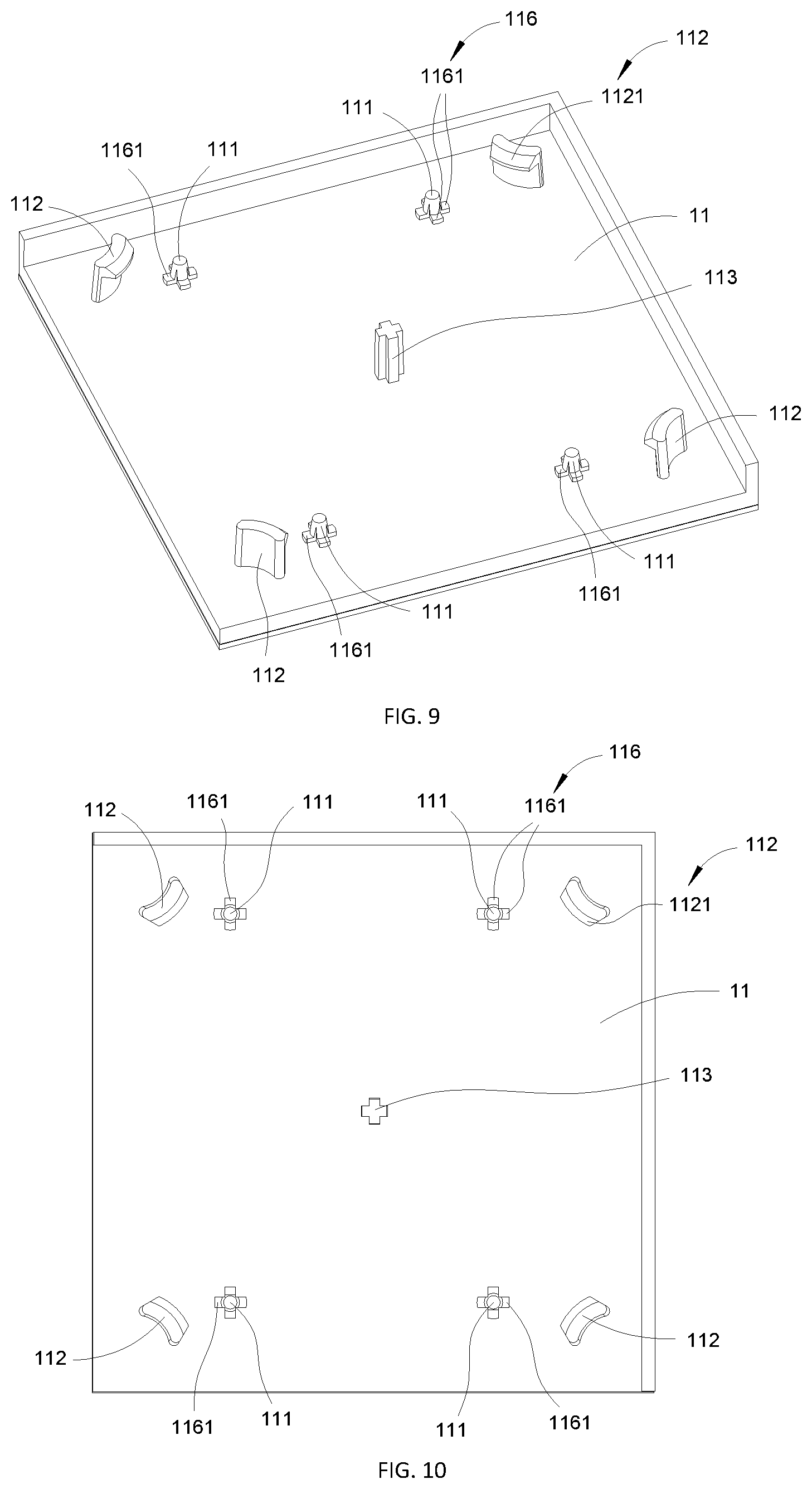 Patent US12562325 Figure 6 – Wall intelligent switch, wireless intelligent switch and switch mounting frame