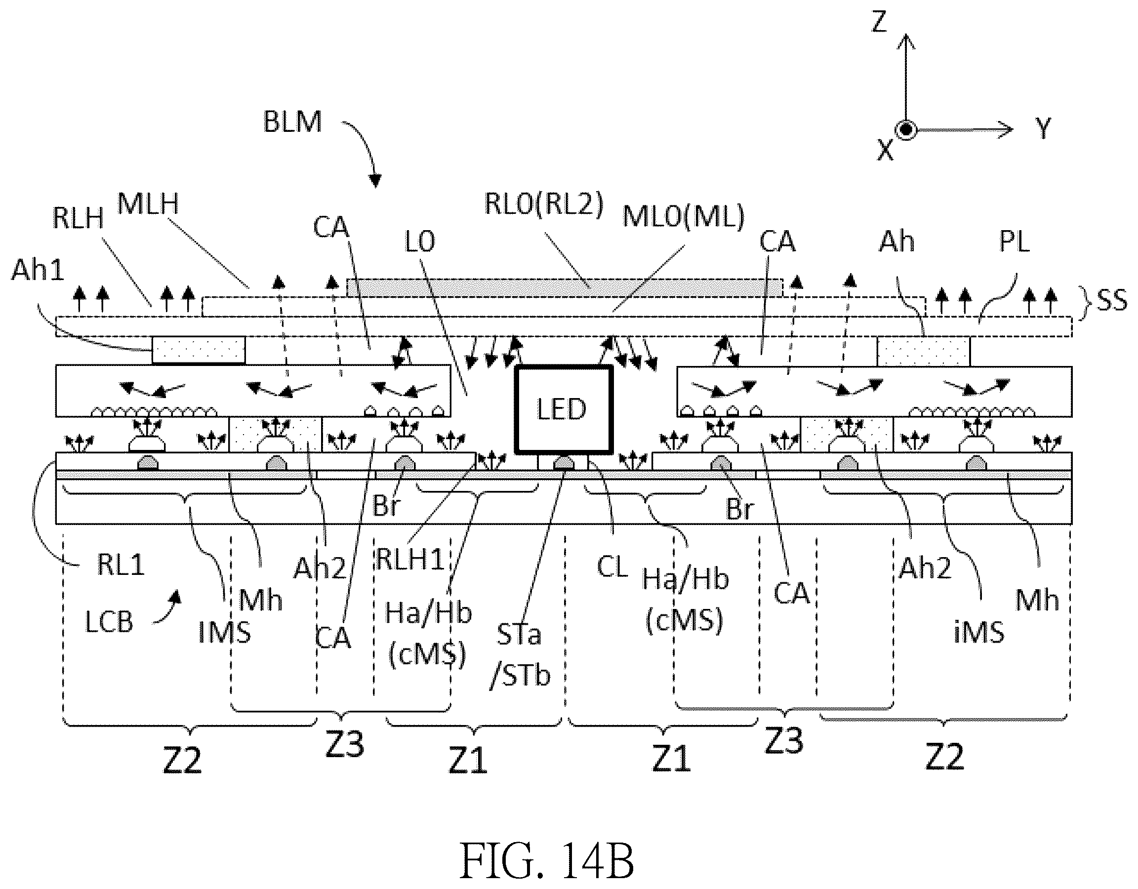 Patent US12562327 Figure 17 – Lighting keyboard, backlight module and lighting board