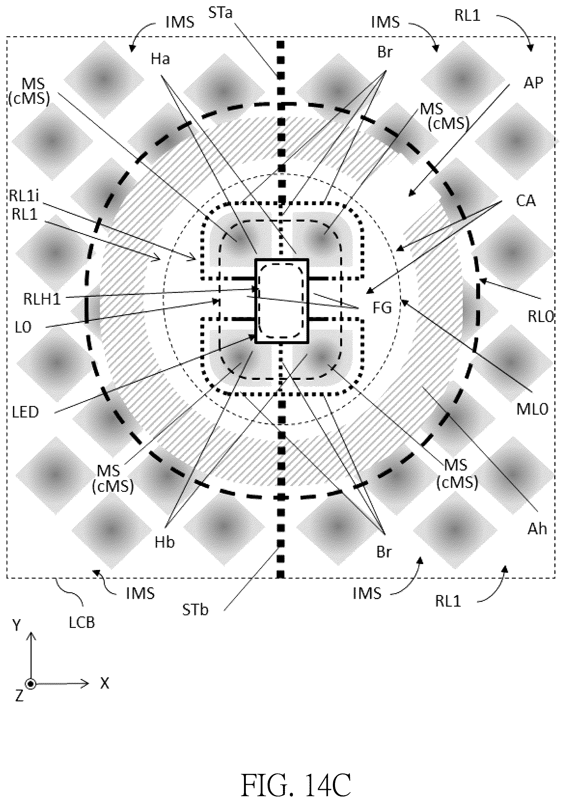 Patent US12562327 Figure 18 – Lighting keyboard, backlight module and lighting board