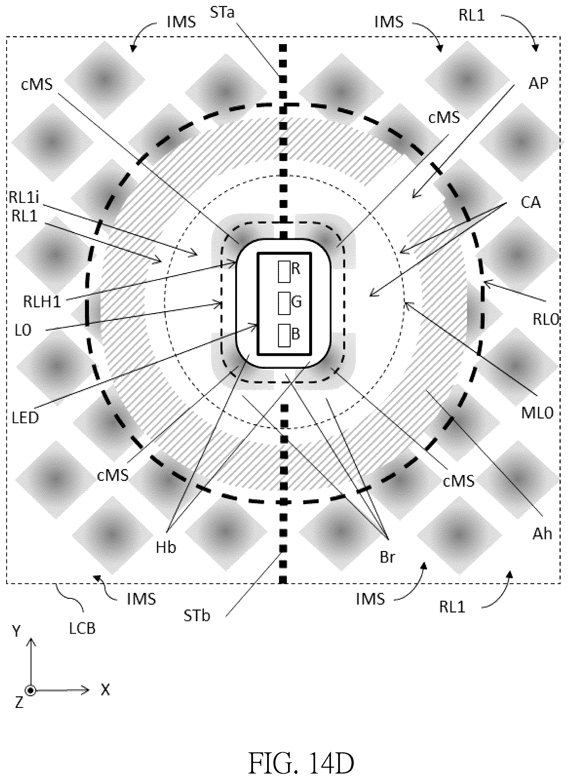 Patent US12562327 Figure 19 – Lighting keyboard, backlight module and lighting board