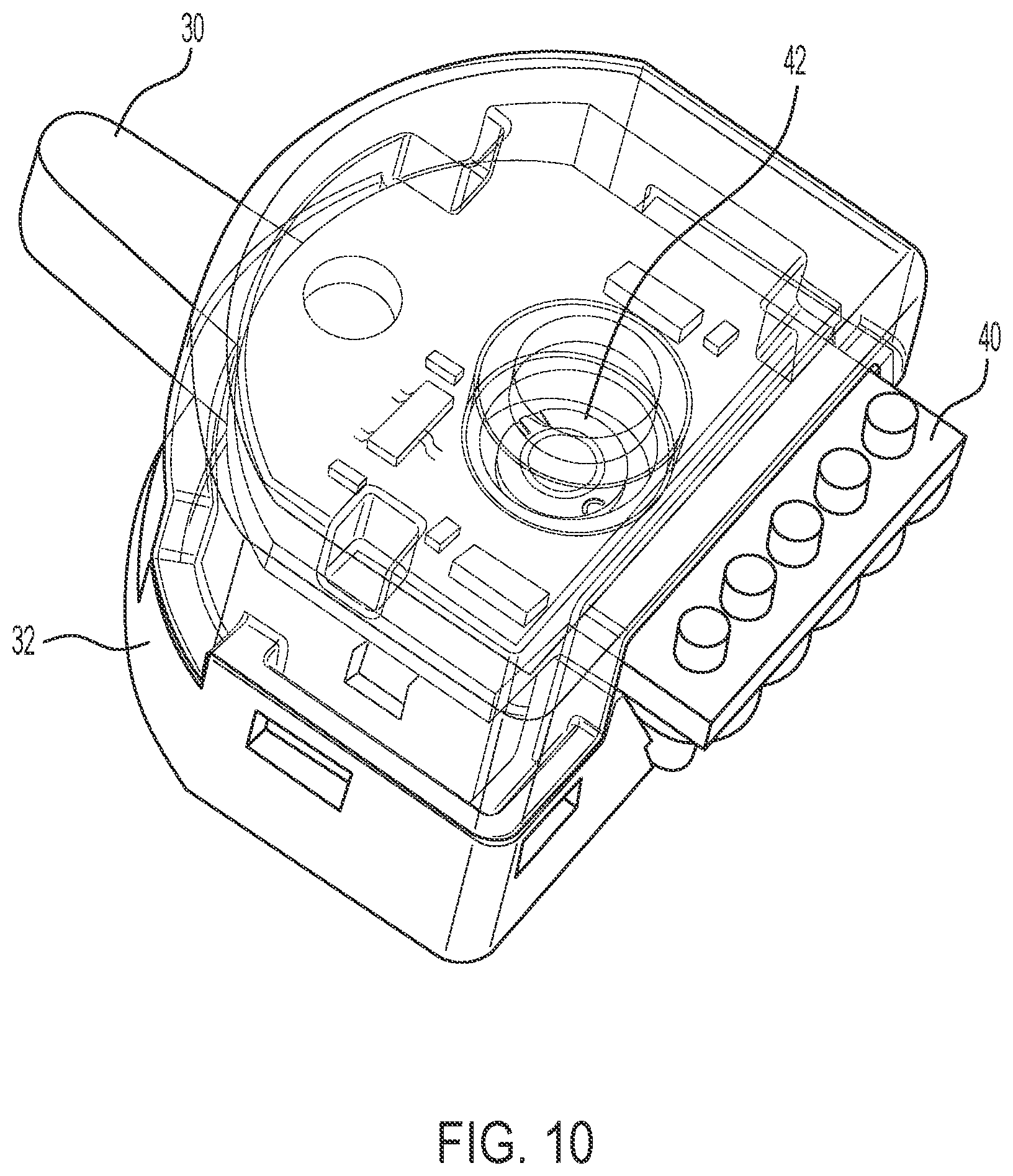 Patent US12562328 Figure 13 – Contactless switch for a lawnmower