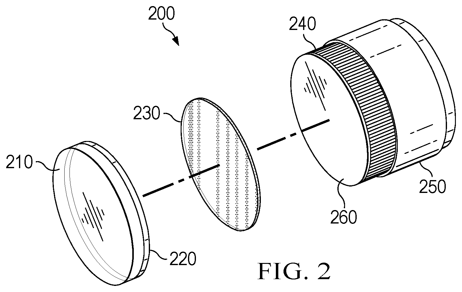 Patent US12562332 Figure 2 – Image intensifier with dynamic optocoupler elements