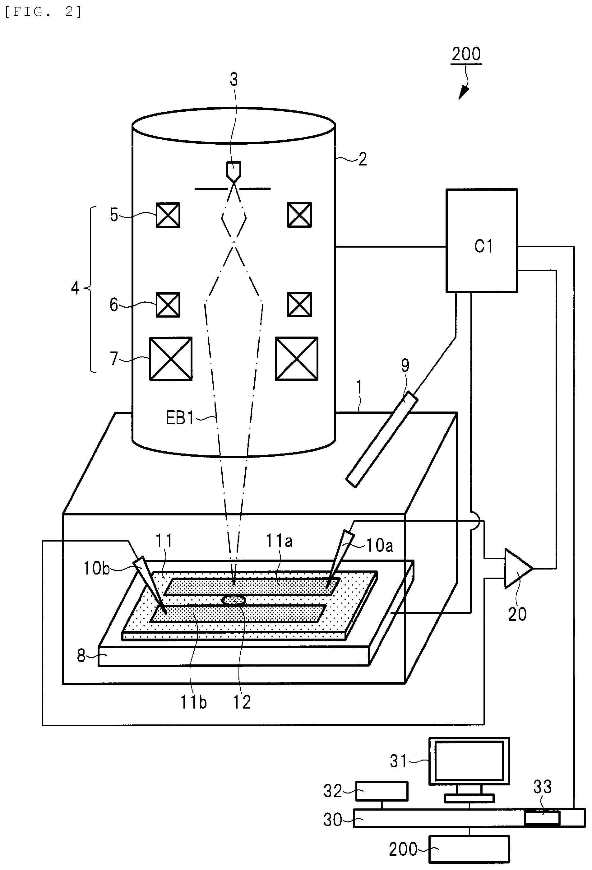 Patent US12562335 Figure 2 – Sample inspection apparatus, inspection system, thin piece sample fabrication apparatus, and method for inspecting sample