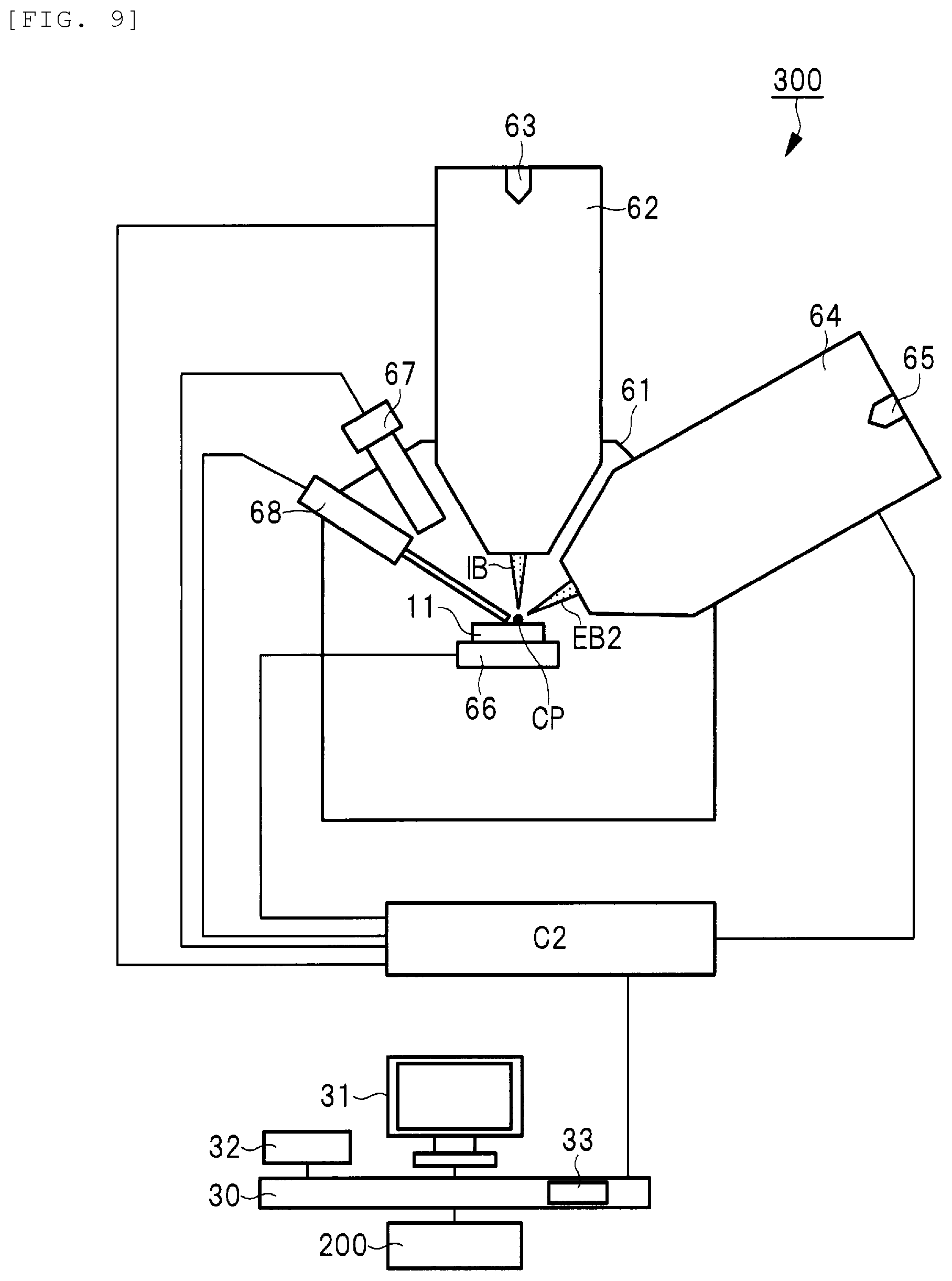 Patent US12562335 Figure 9 – Sample inspection apparatus, inspection system, thin piece sample fabrication apparatus, and method for inspecting sample