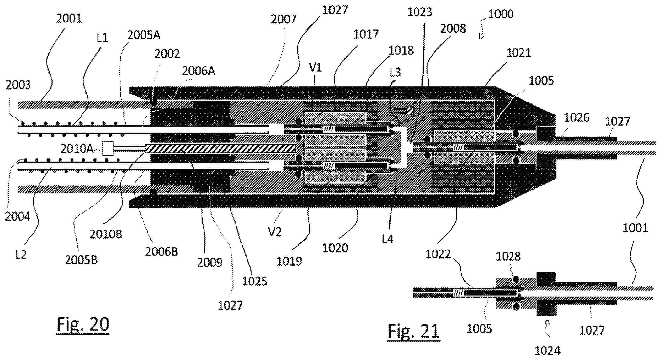 Patent US12562337 Figure 20 – Gas supply device, particle beam apparatus having a gas supply device, and method of operating the gas supply device and the particle beam apparatus