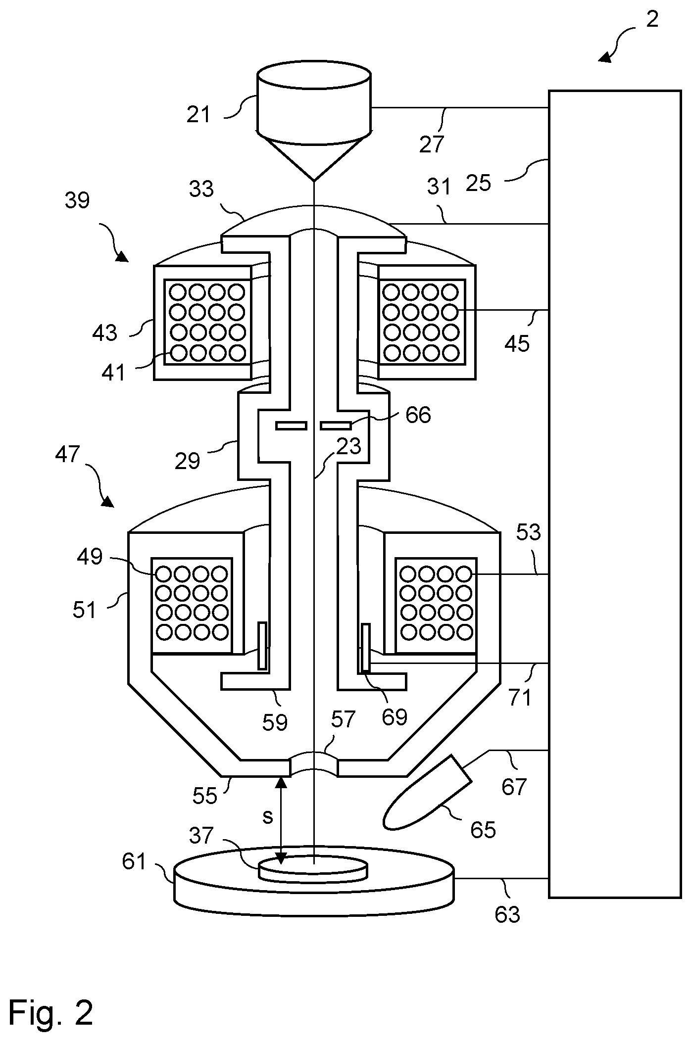Patent US12562339 Figure 2 – Method for handling a particle beam system, particle beam system, computer and computational system