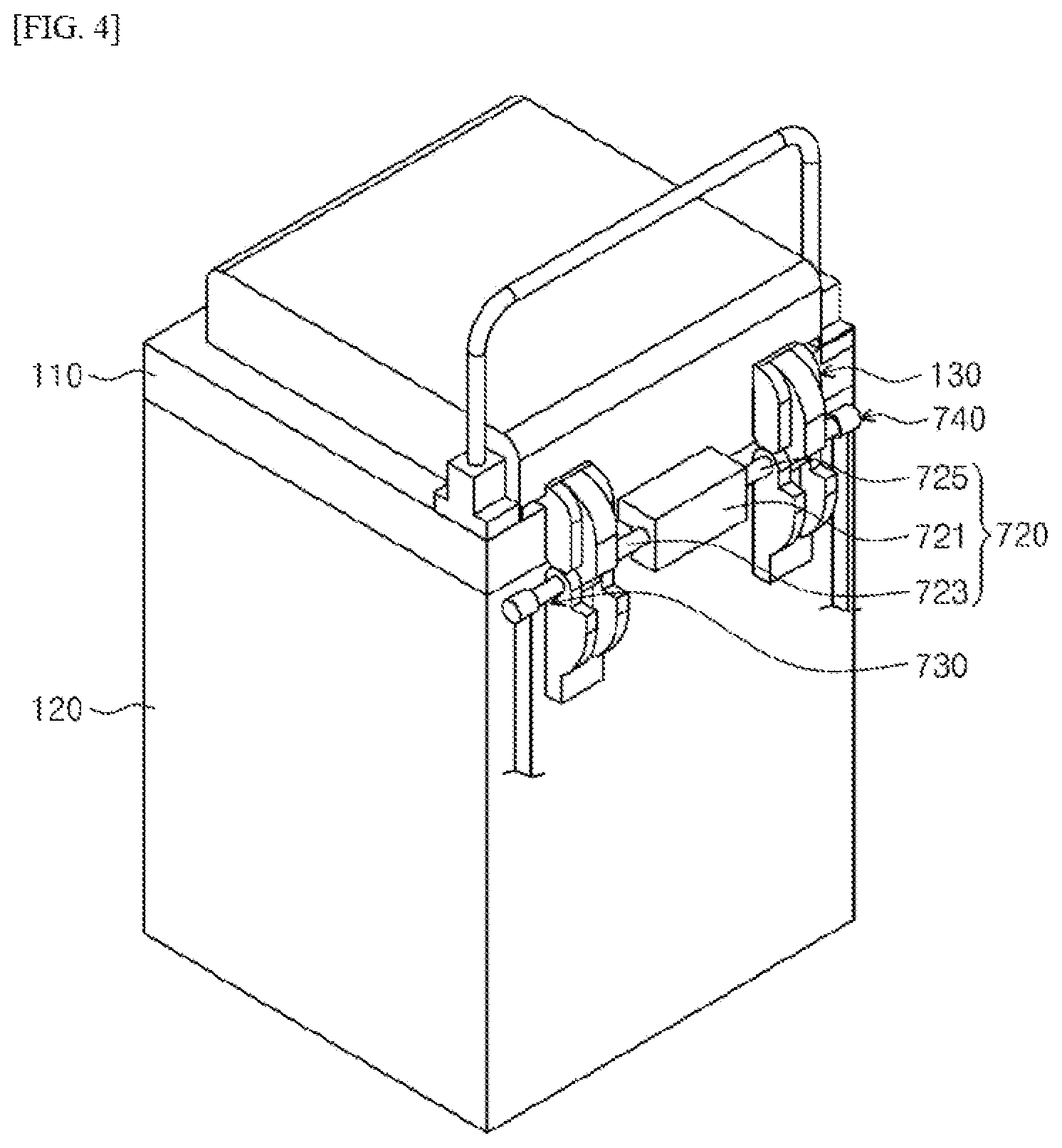 Patent US12562346 Figure 4 – Apparatus for processing substrate