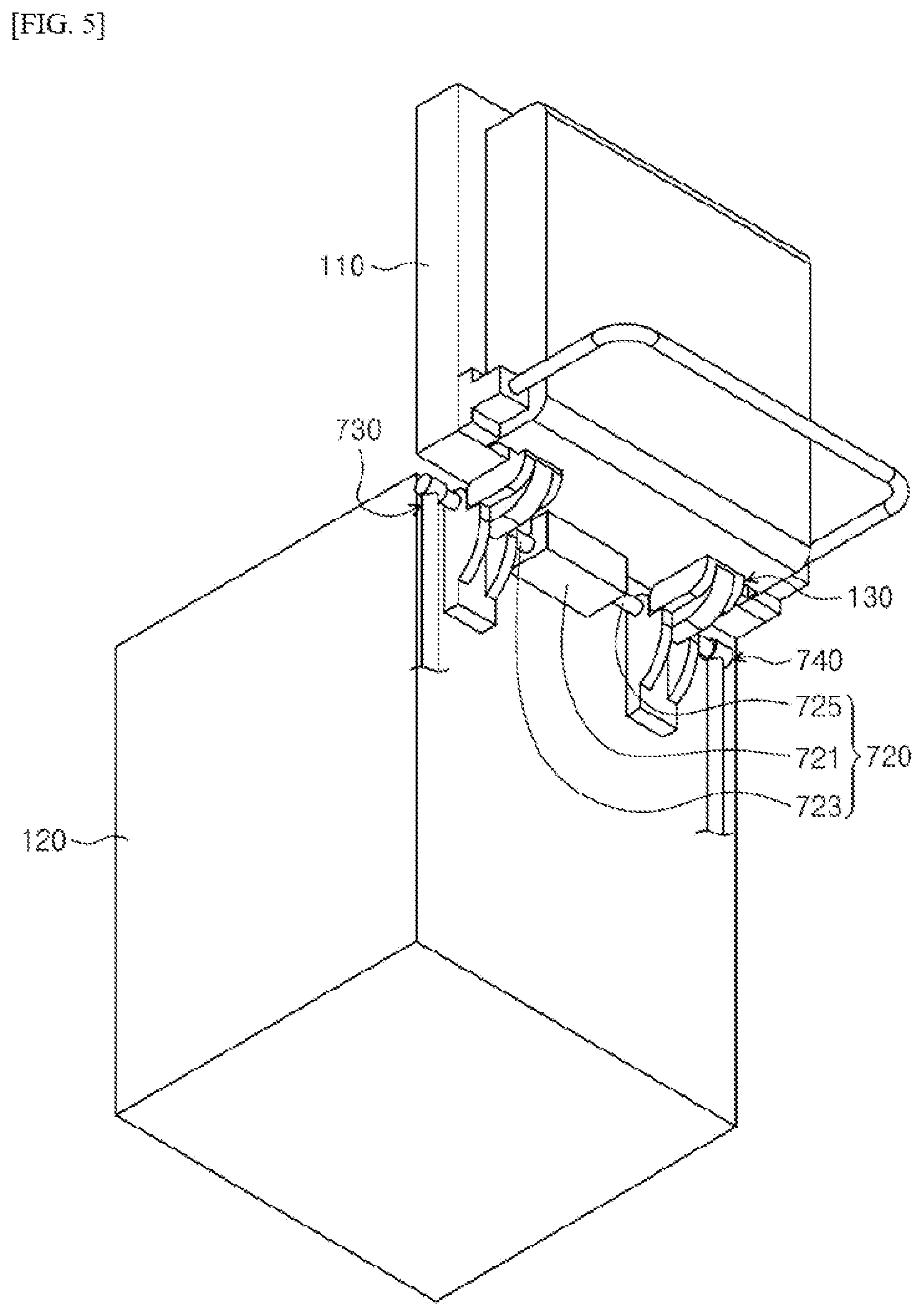 Patent US12562346 Figure 5 – Apparatus for processing substrate
