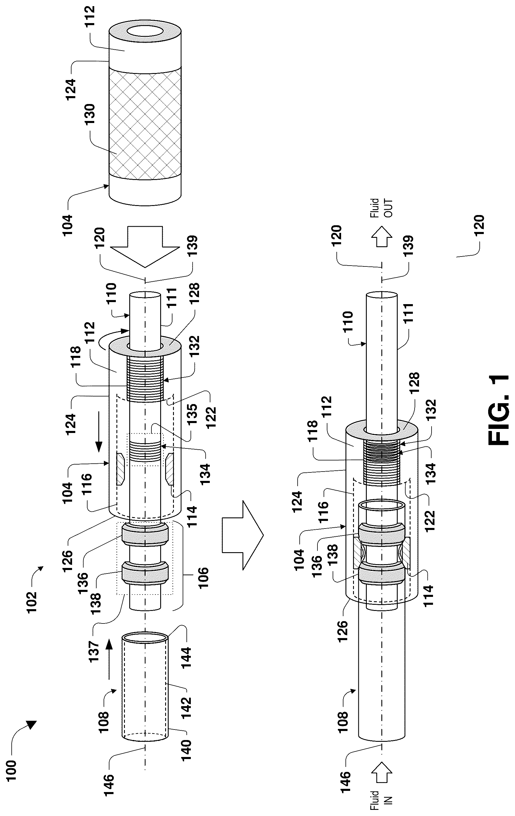Patent US12562347 Figure 1 – Connect structure for semiconductor processing equipment