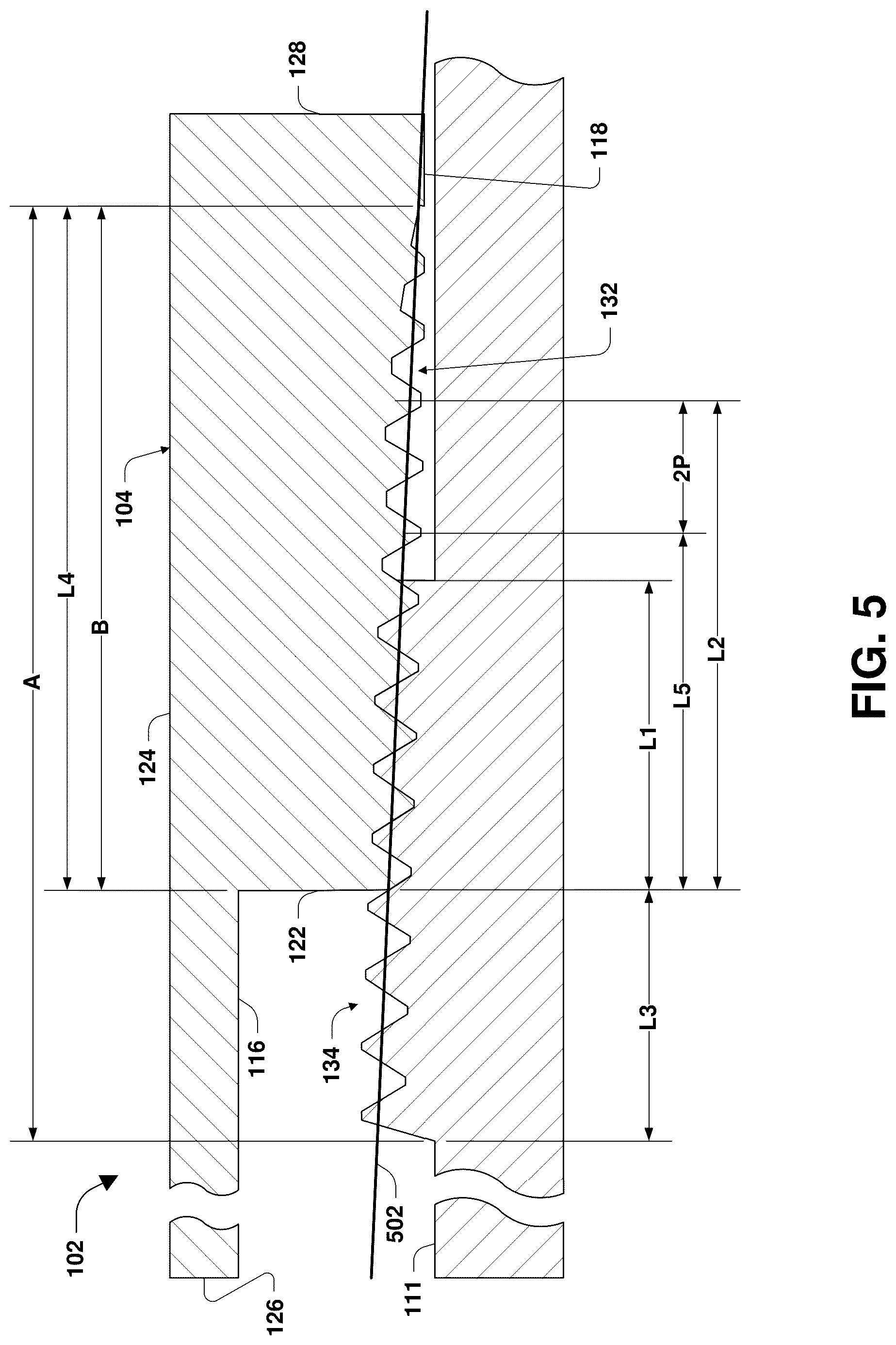 Patent US12562347 Figure 5 – Connect structure for semiconductor processing equipment