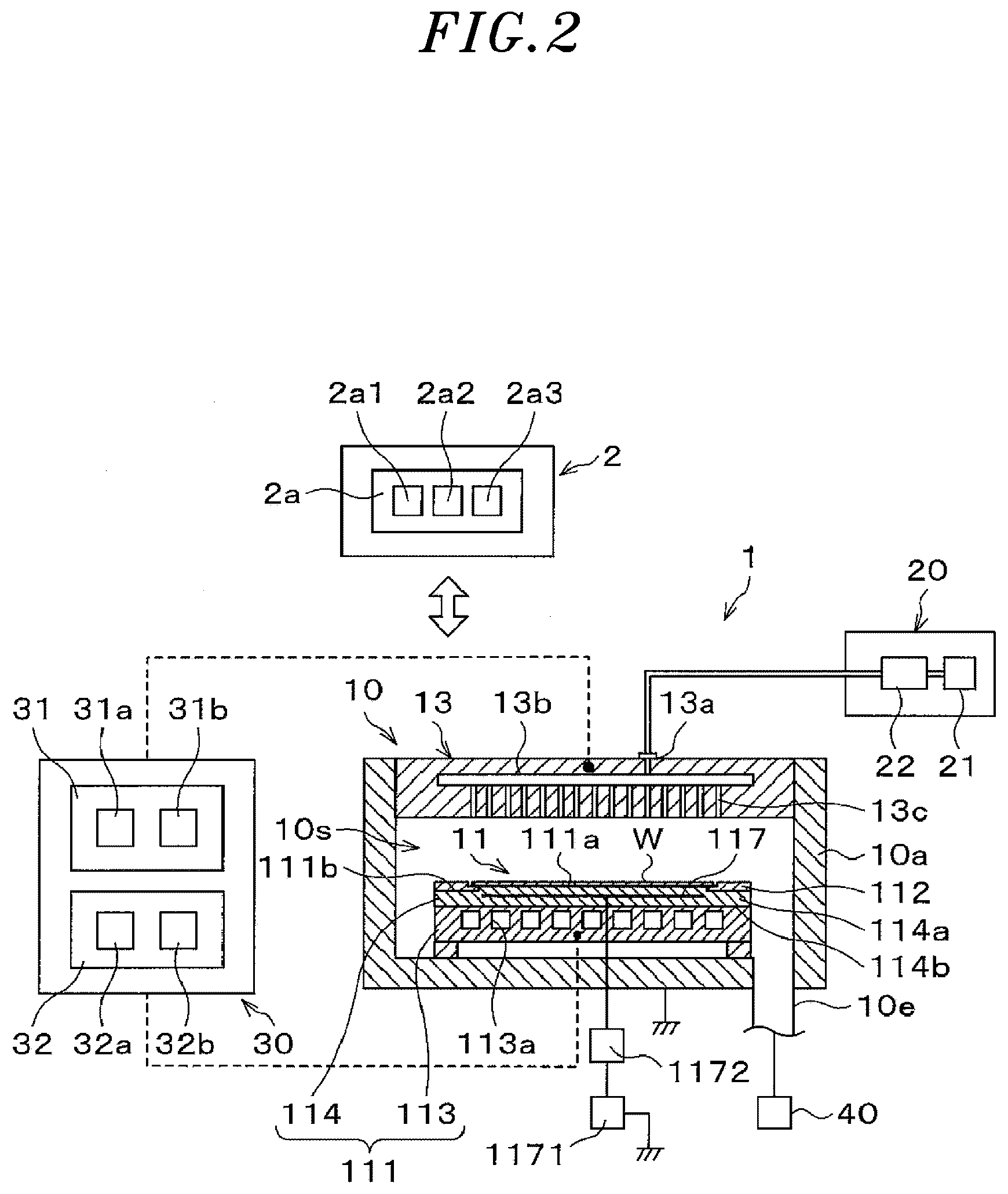Patent US12562348 Figure 2 – Plasma processing apparatus