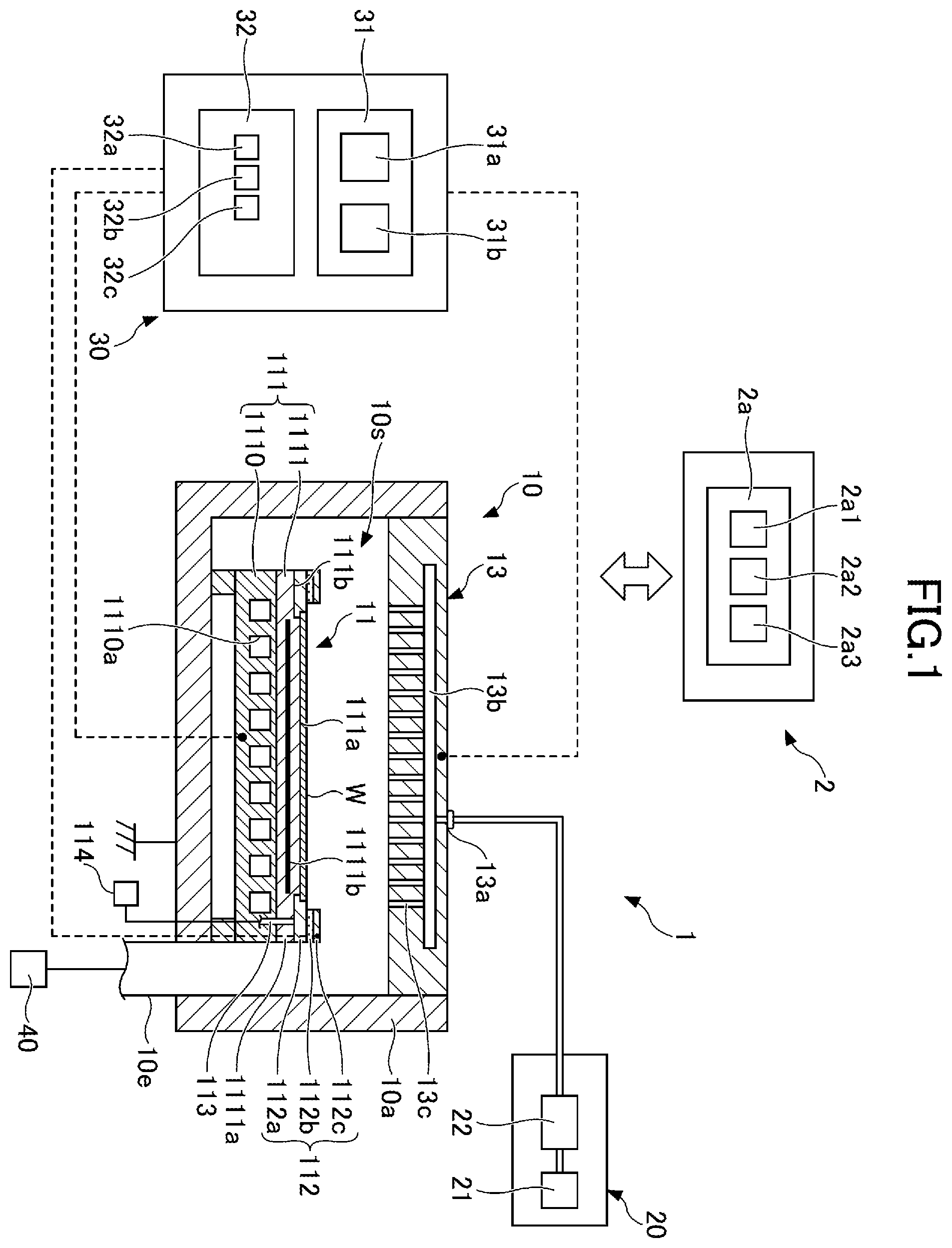 Patent US12562349 Figure 1 – Substrate processing apparatus