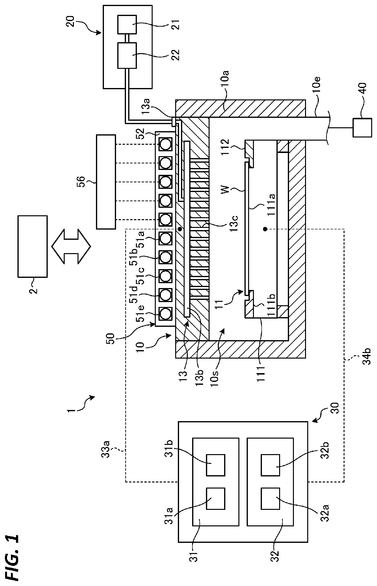 Patent US12562352 Figure 1 – Prediction method and information processing apparatus for predicting the process result in a plasma etching process