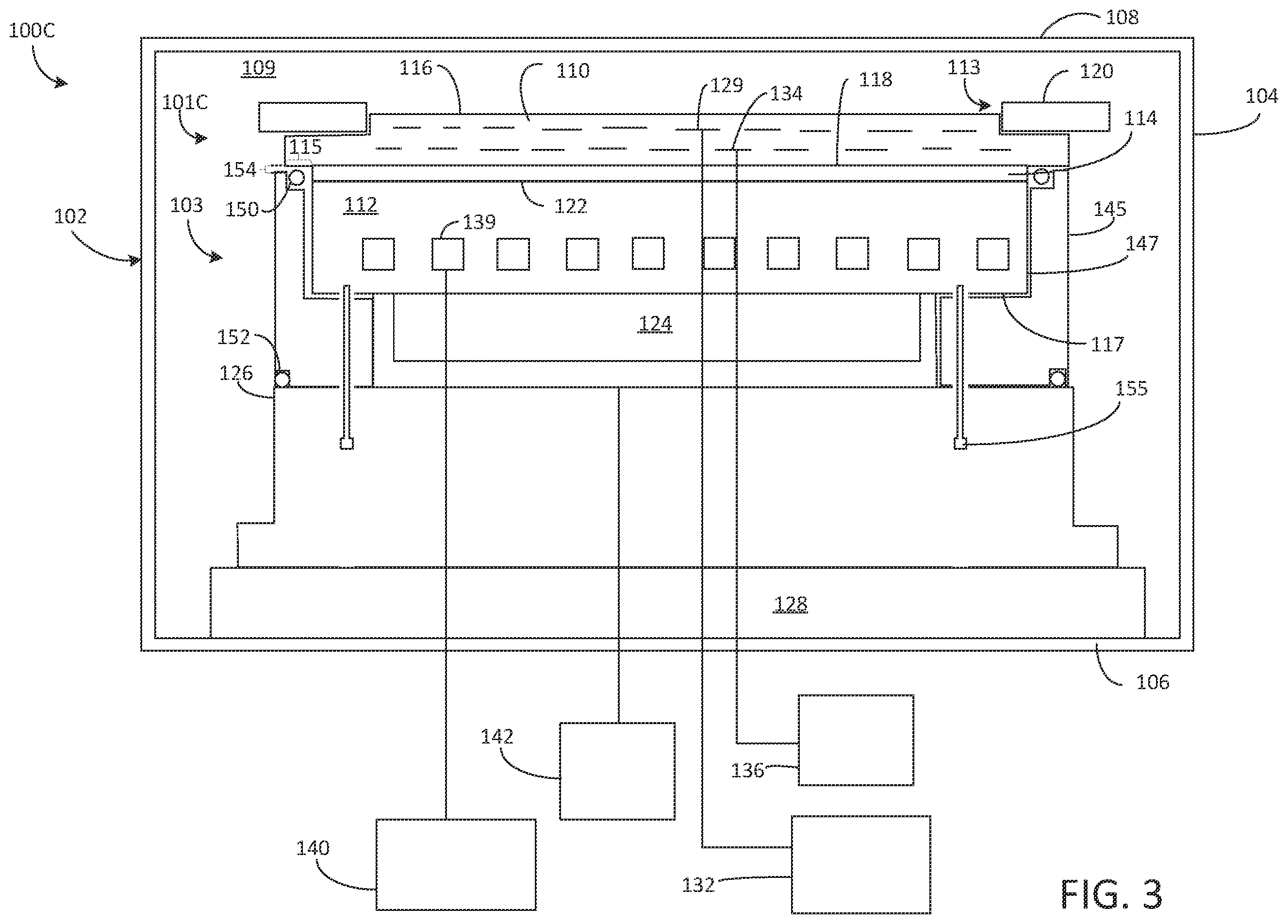 Patent US12562353 Figure 3 – Replaceable electrostatic chuck outer ring for edge arcing mitigation