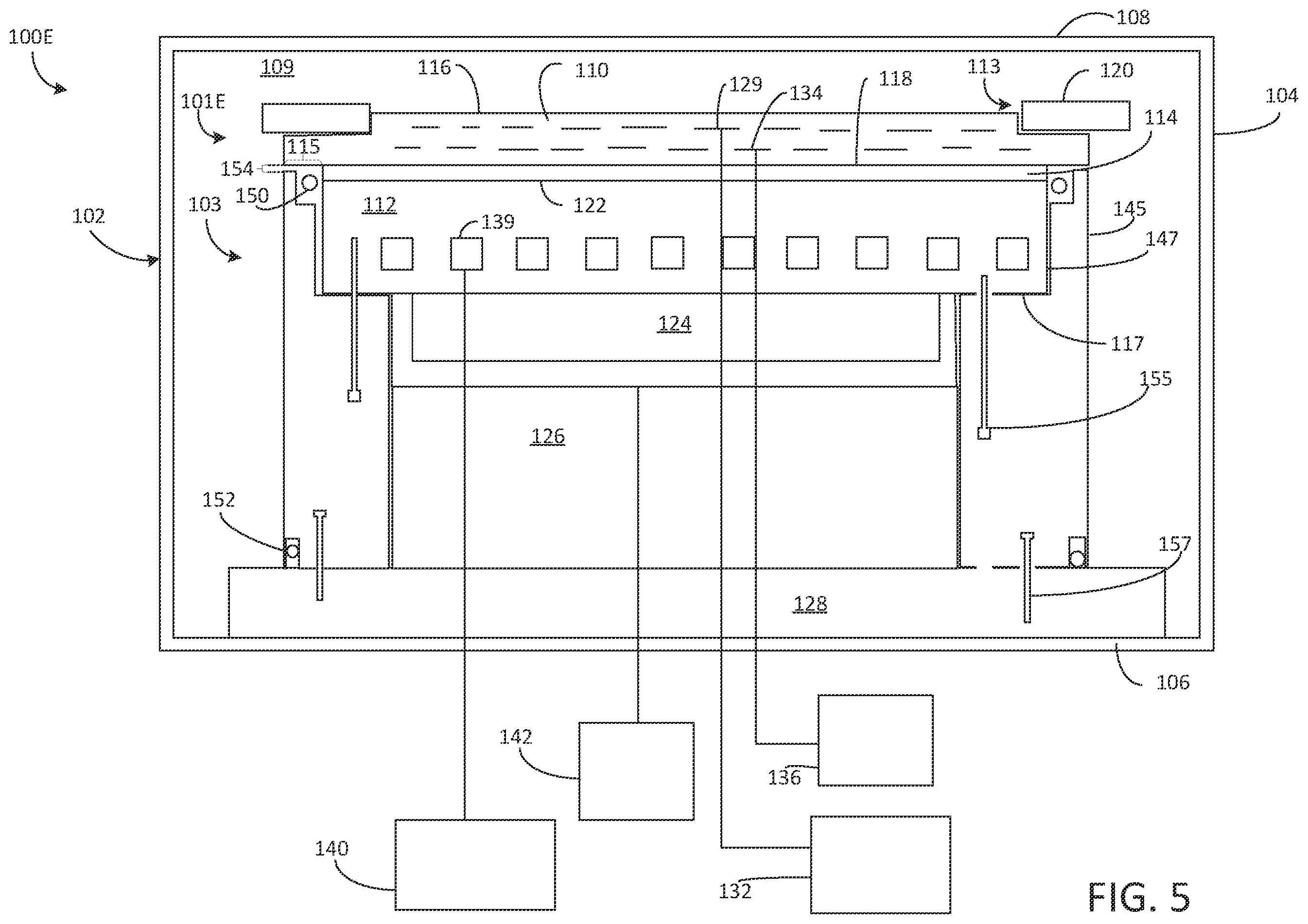 Patent US12562353 Figure 5 – Replaceable electrostatic chuck outer ring for edge arcing mitigation