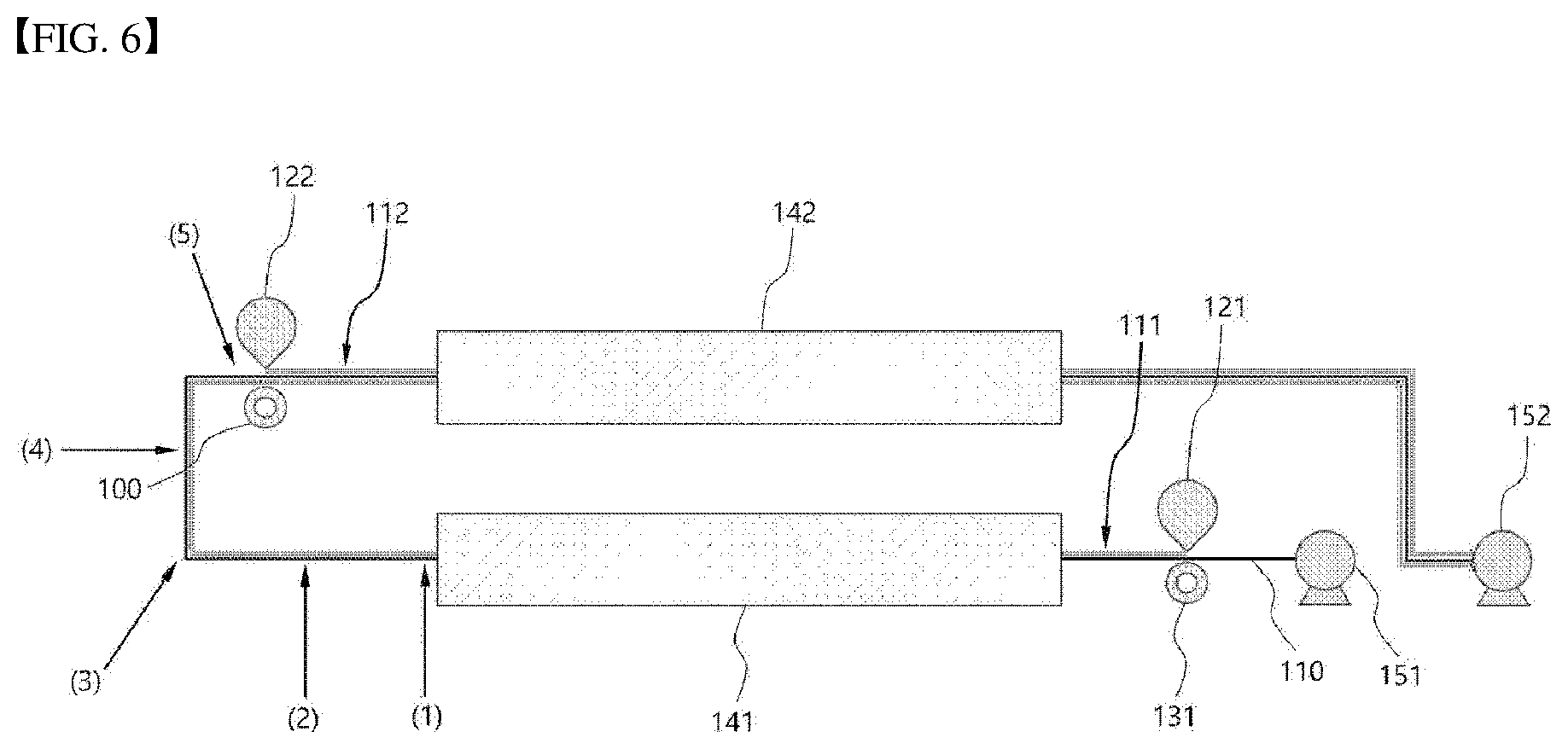 Patent US12562361 Figure 6 – Electrode manufacturing system/method using heated rollers to provide excellent uniformity of electrode slurry coating