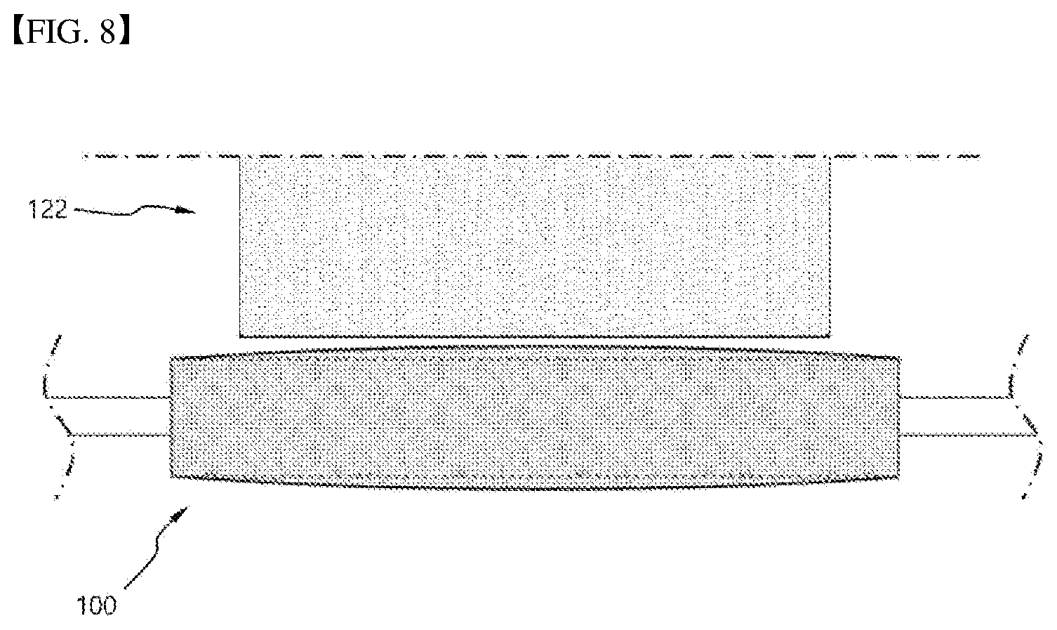 Patent US12562361 Figure 8 – Electrode manufacturing system/method using heated rollers to provide excellent uniformity of electrode slurry coating