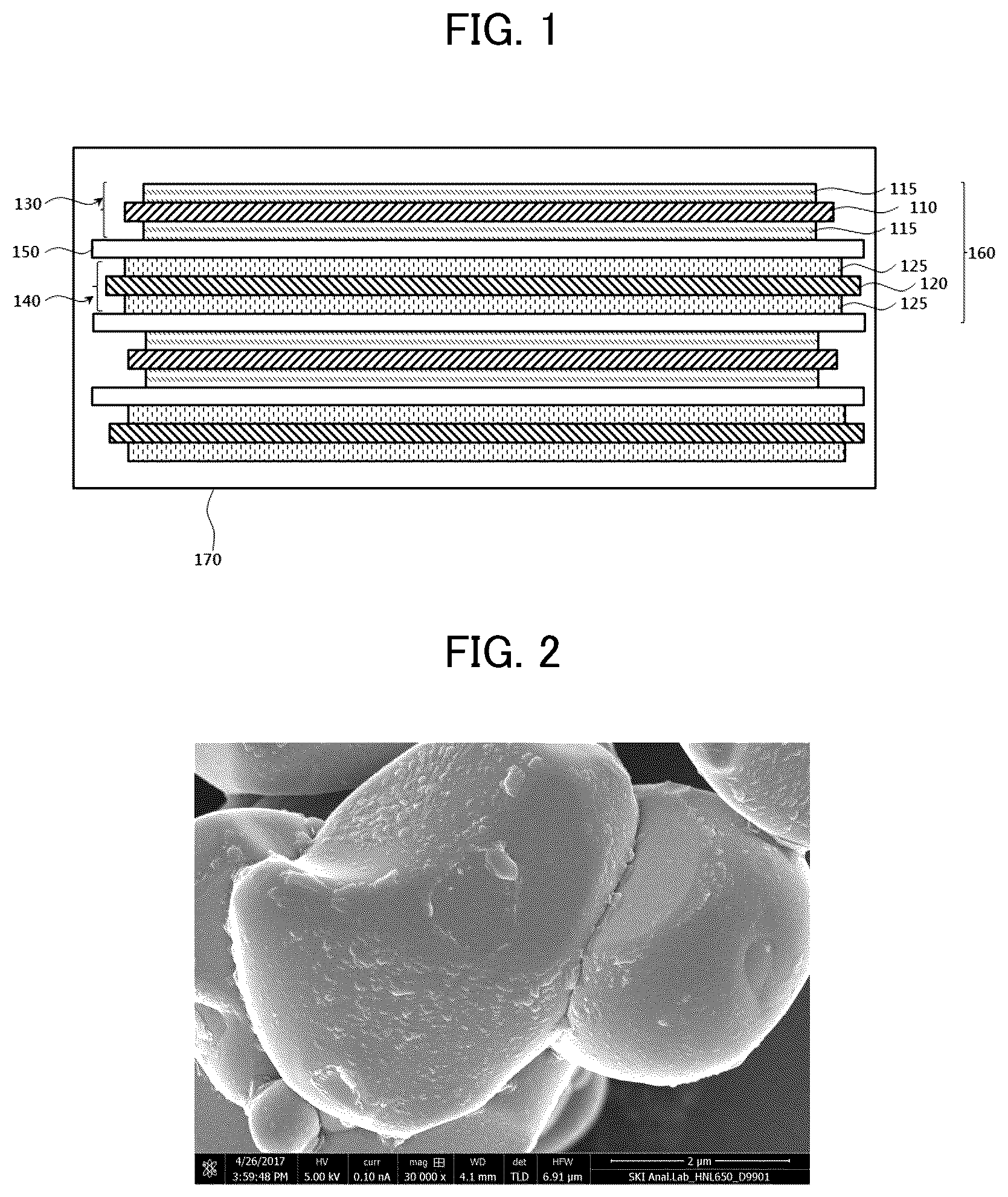 Patent US12562372 Figure 1 – Lithium secondary battery and method of manufacturing the same